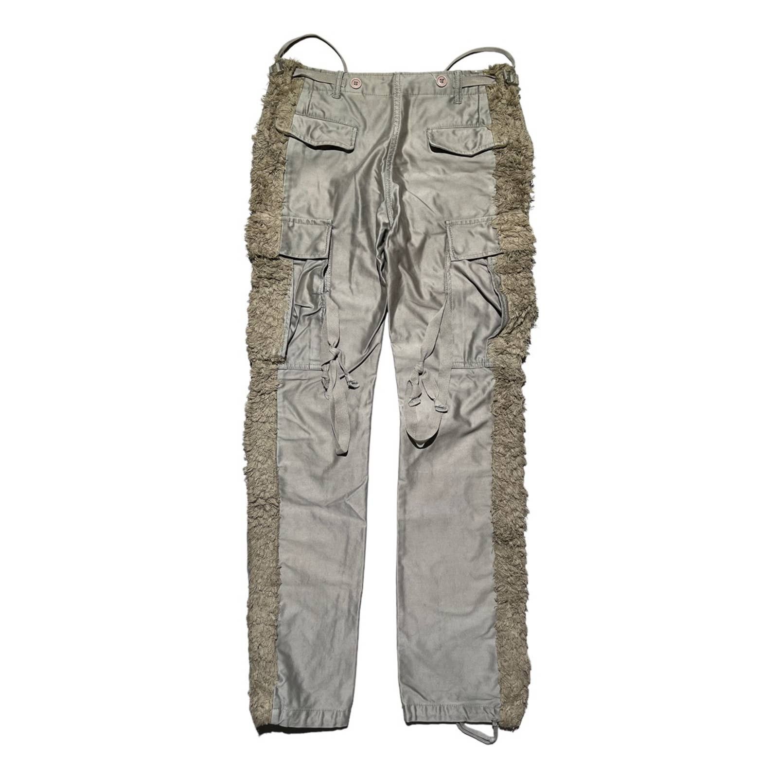 image of Miharayasuhiro Fur Trim Hybrid Cargo in Tan, Men's (Size 29)