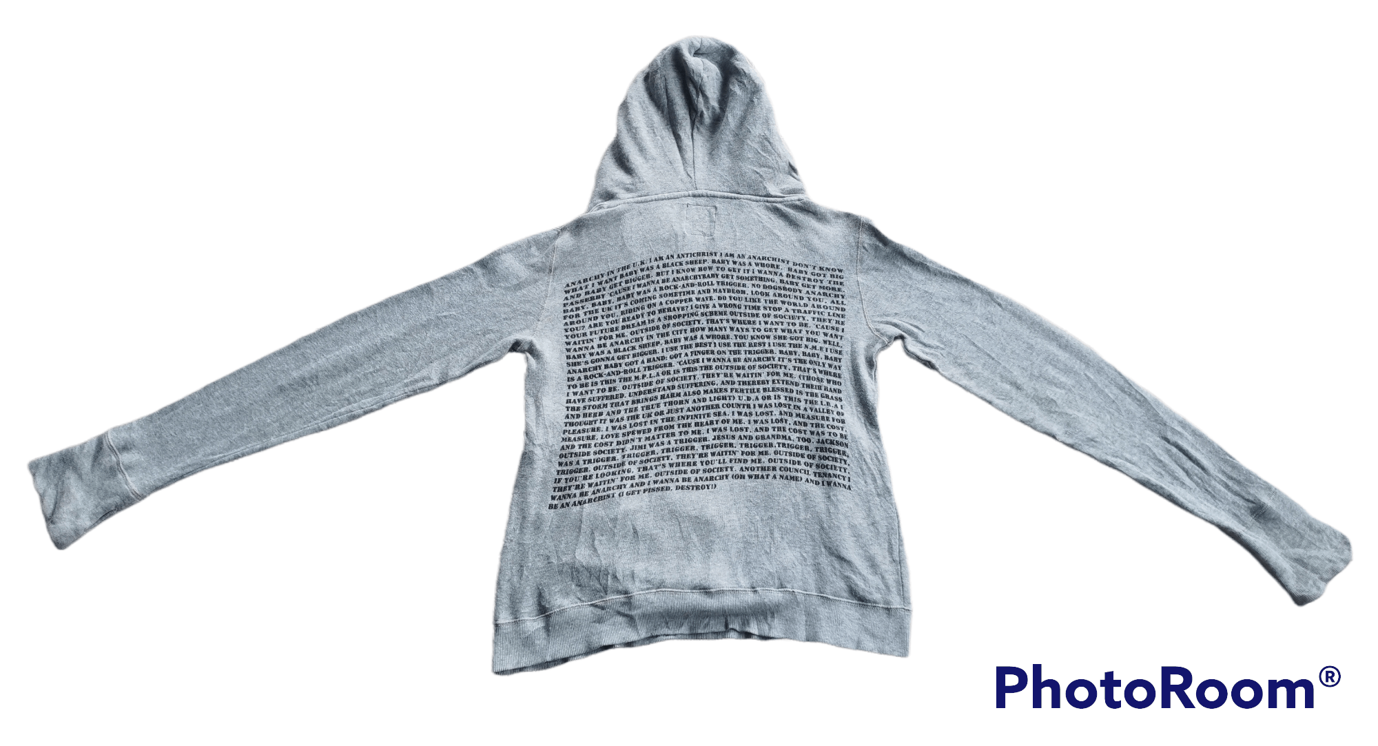 Band Tees × Japanese Brand PPFM ANARCHY IN THE UK HOODIE Size S / US 4 / IT 40 - 4 Thumbnail