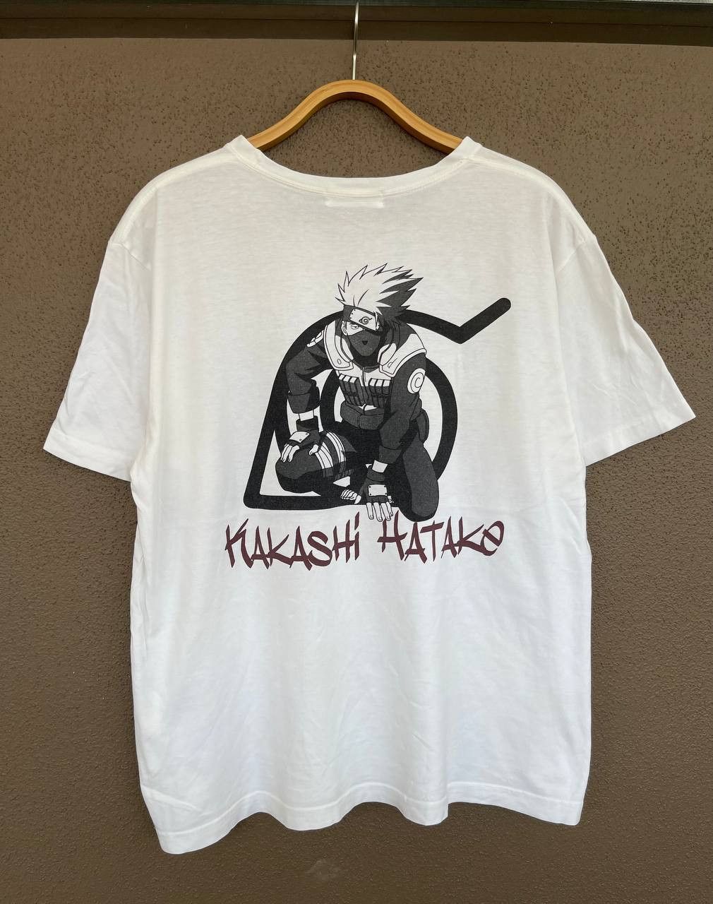 Anime × Cartoon Network × Vintage Naruto Kakashi Hatake Anime White Shirt/ Evangelion Size US M / EU 48-50 / 2 - 2 Thumbnail