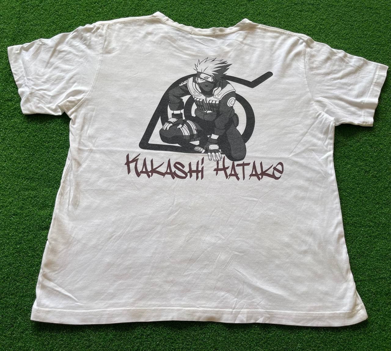Anime × Cartoon Network × Vintage Naruto Kakashi Hatake Anime White Shirt/ Evangelion Size US M / EU 48-50 / 2 - 7 Thumbnail