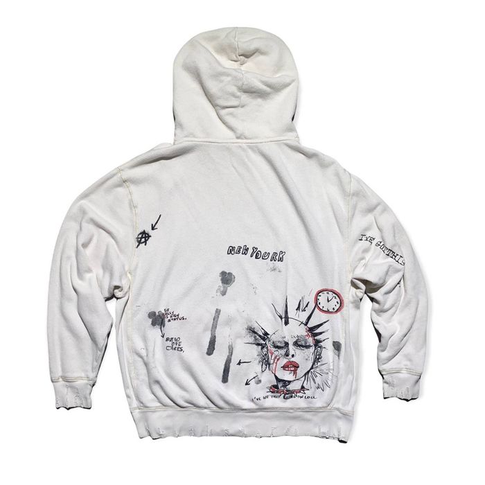 R13 Doodle Punk hoodie FW17 Grailed