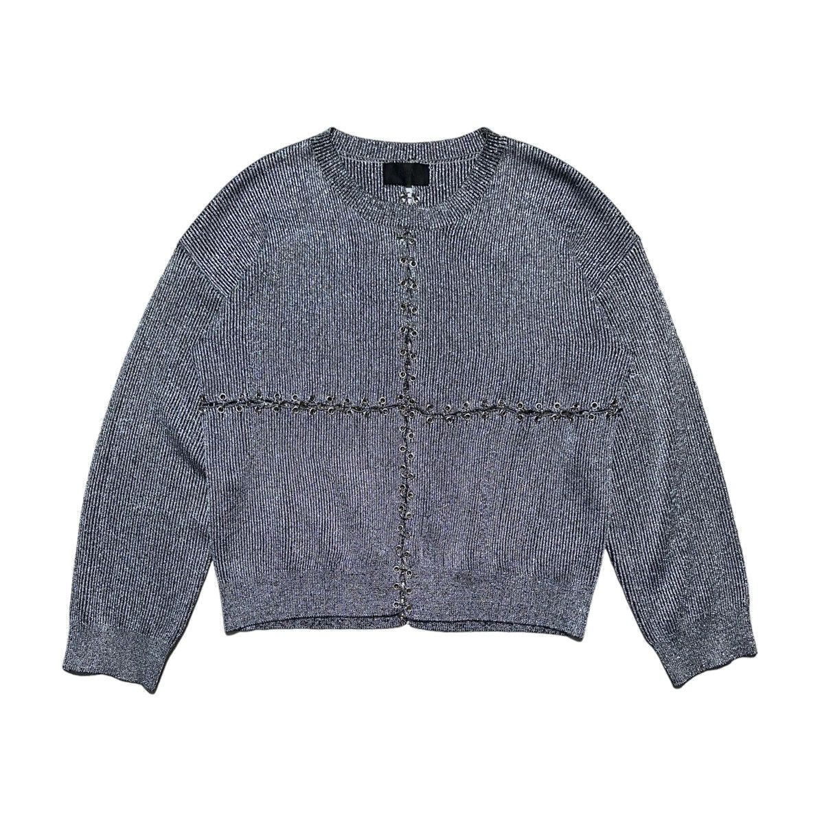 Rta Pierced glitter ribbed shirt Size US S / EU 44-46 / 1 - 1 Thumbnail