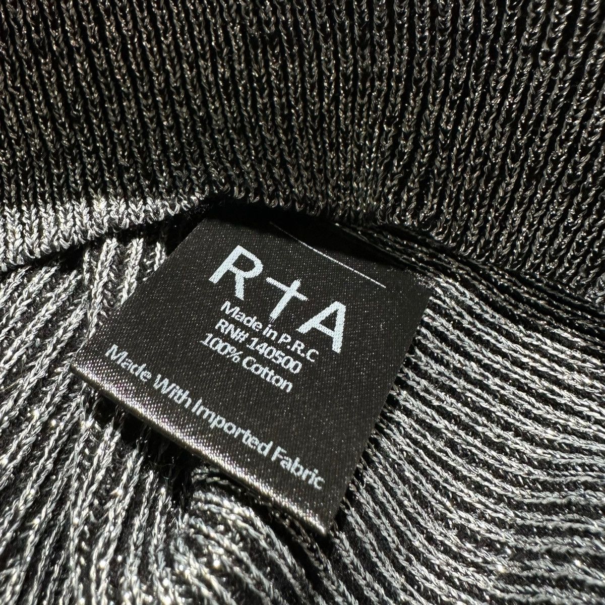 Rta Pierced glitter ribbed shirt Size US S / EU 44-46 / 1 - 4 Thumbnail