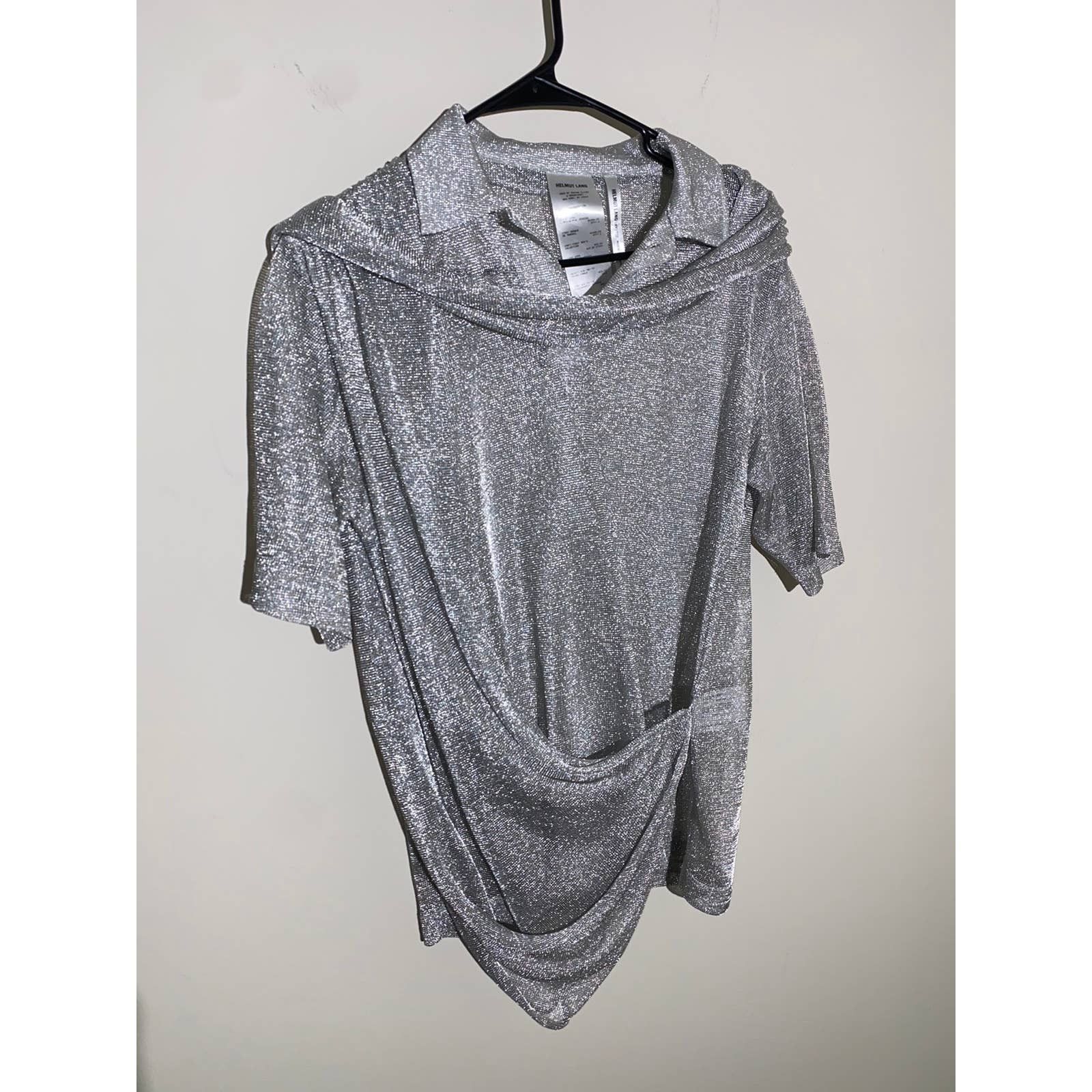 Helmut Lang Shayne Oliver Chain link mesh bondage glitter polo Size US S / EU 44-46 / 1 - 5 Thumbnail