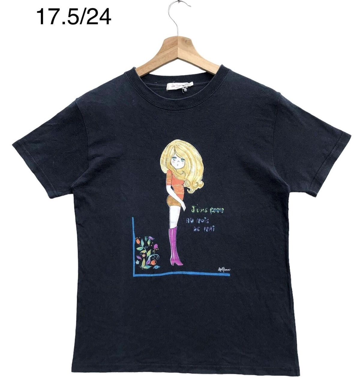 Band Tees RARE🔥 J'aime Paris Au Mois De Mai • Charles Aznavour Size US S / EU 44-46 / 1 - 1 Thumbnail