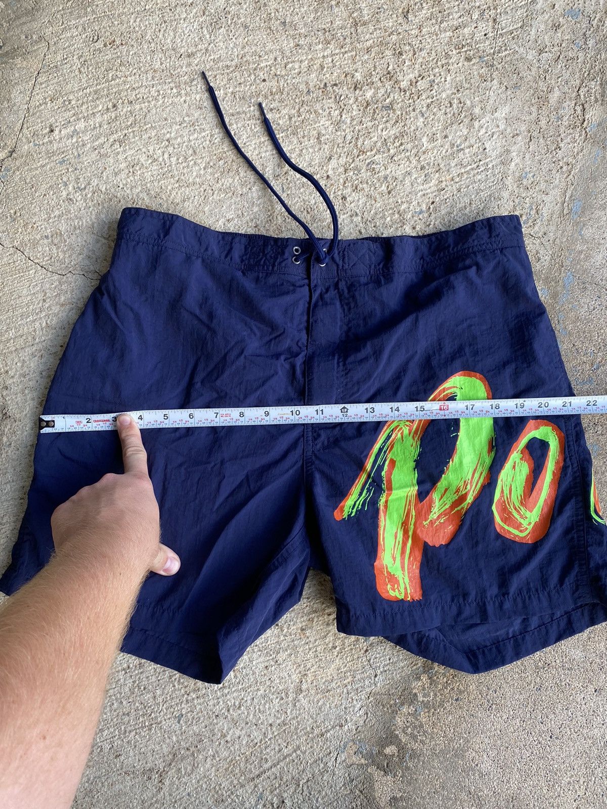 Polo Ralph Lauren × Vintage Vintage Y2K Polo Ralph Lauren Spell Out Swim Trunk Size US 34 / EU 50 - 10 Thumbnail