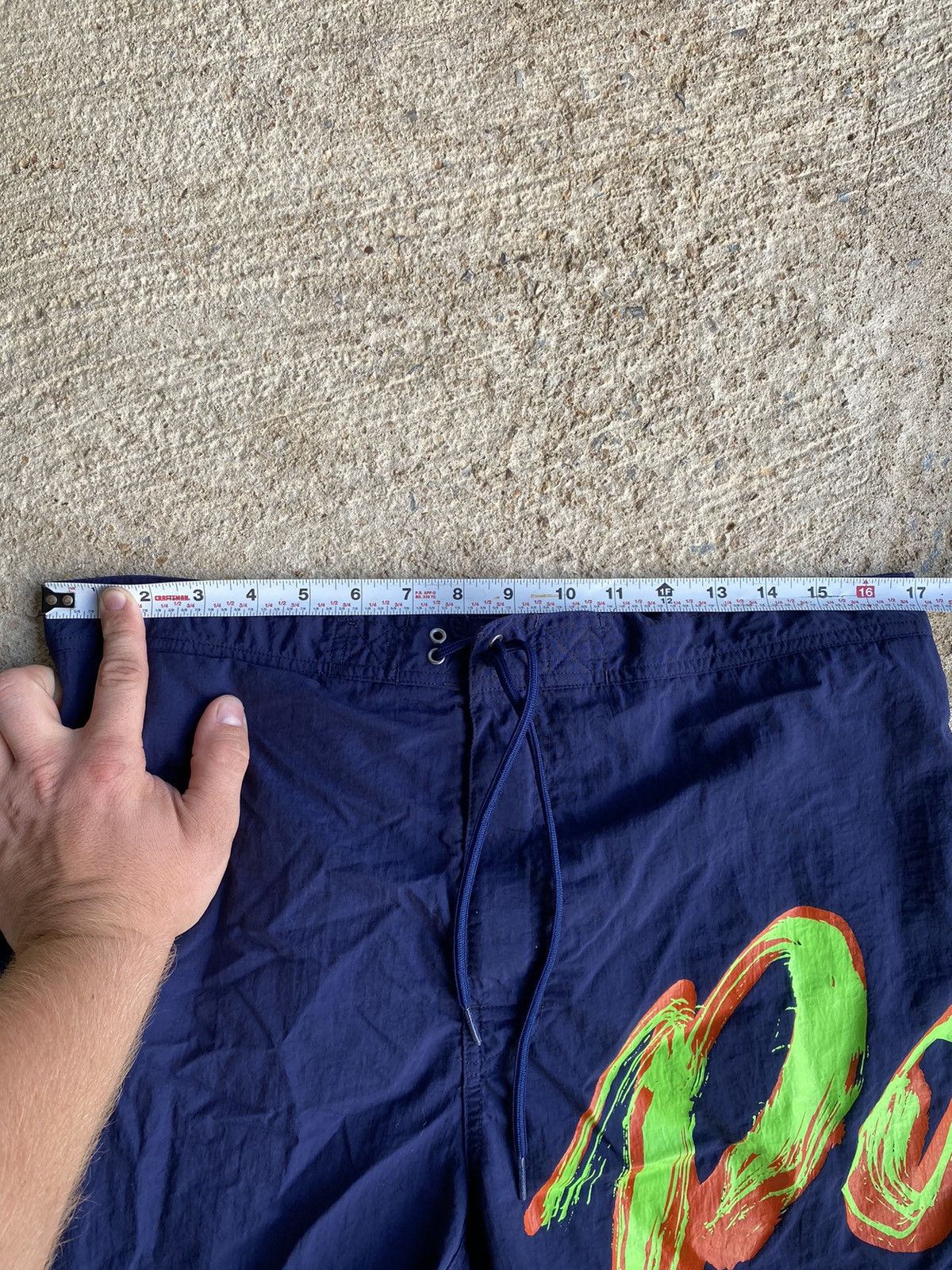 Polo Ralph Lauren × Vintage Vintage Y2K Polo Ralph Lauren Spell Out Swim Trunk Size US 34 / EU 50 - 9 Thumbnail