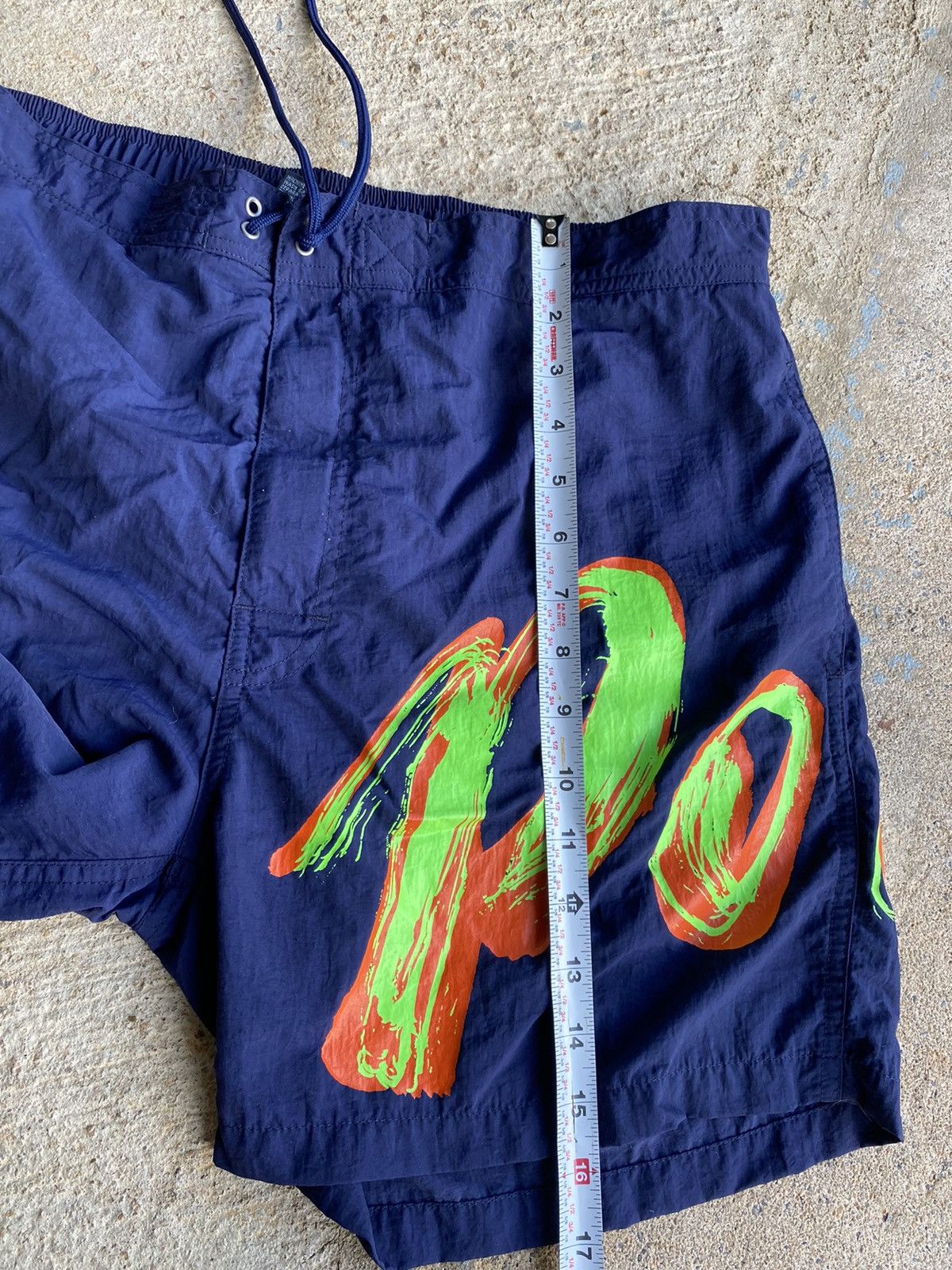Polo Ralph Lauren × Vintage Vintage Y2K Polo Ralph Lauren Spell Out Swim Trunk Size US 34 / EU 50 - 13 Thumbnail