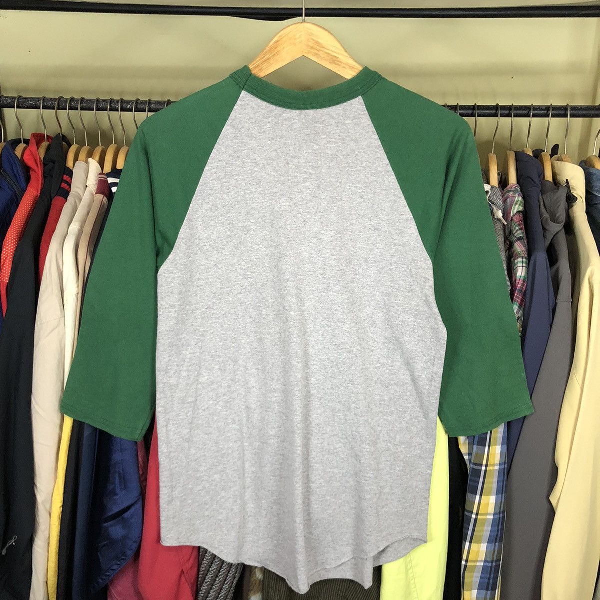 Band Tees Vintage 90s Grateful Dead Raglan T-Shirt 50/50 By Agusta Size US S / EU 44-46 / 1 - 2 Thumbnail