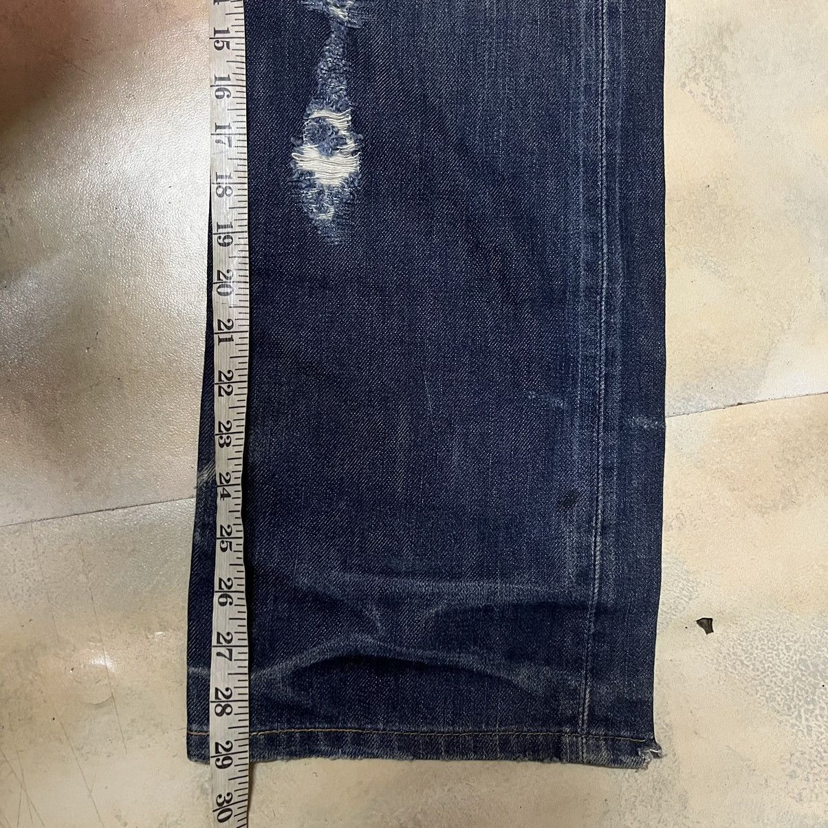 Levi's Vintage Levi’s 512 Distressed Denim Jeans Size US 30 / EU 46 - 18 Thumbnail