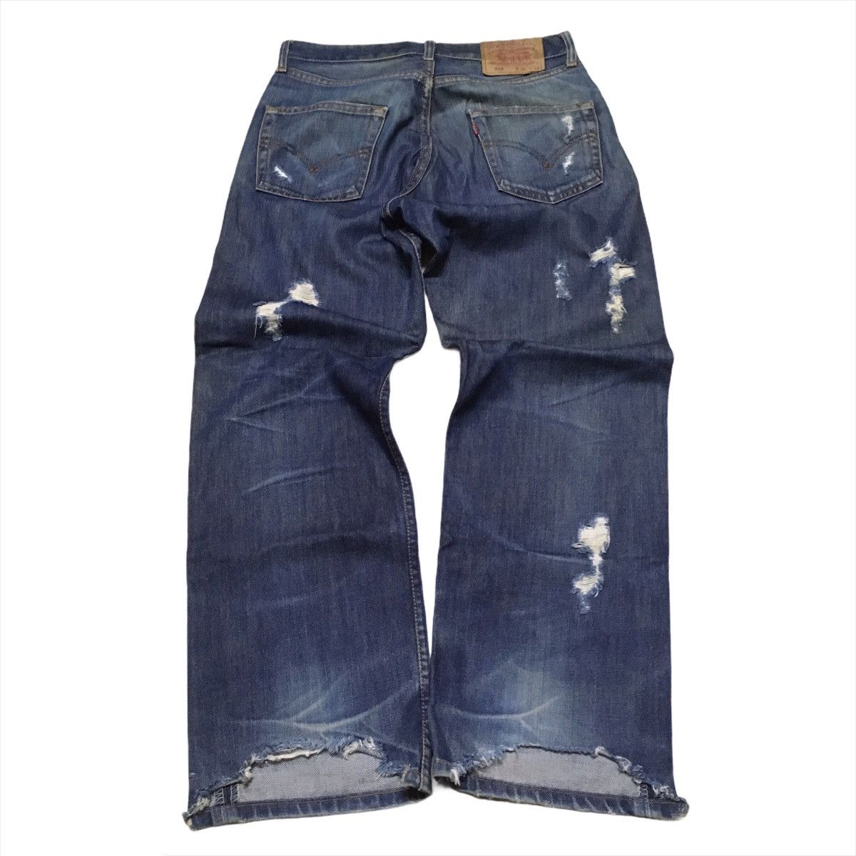 Levi's Vintage Levi’s 512 Distressed Denim Jeans Size US 30 / EU 46 - 2 Thumbnail