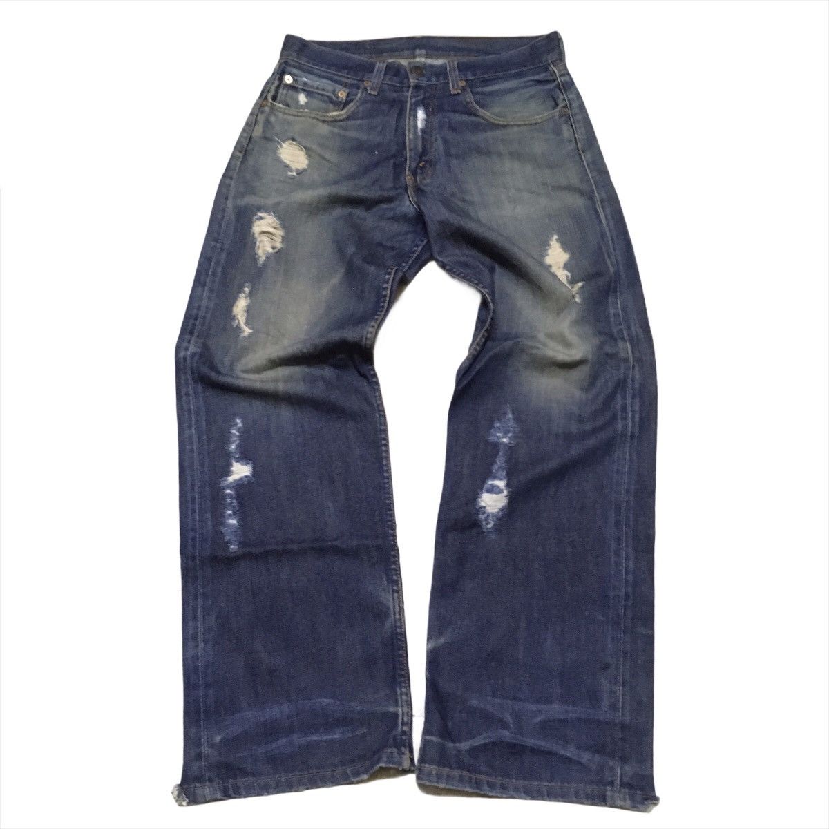 Levi's Vintage Levi’s 512 Distressed Denim Jeans Size US 30 / EU 46 - 1 Thumbnail