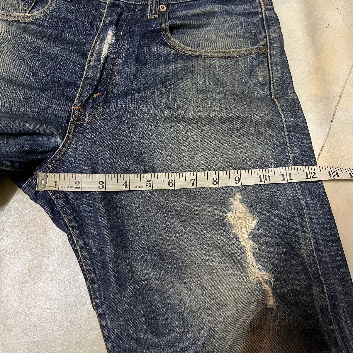 Levi's Vintage Levi’s 512 Distressed Denim Jeans Size US 30 / EU 46 - 15 Thumbnail