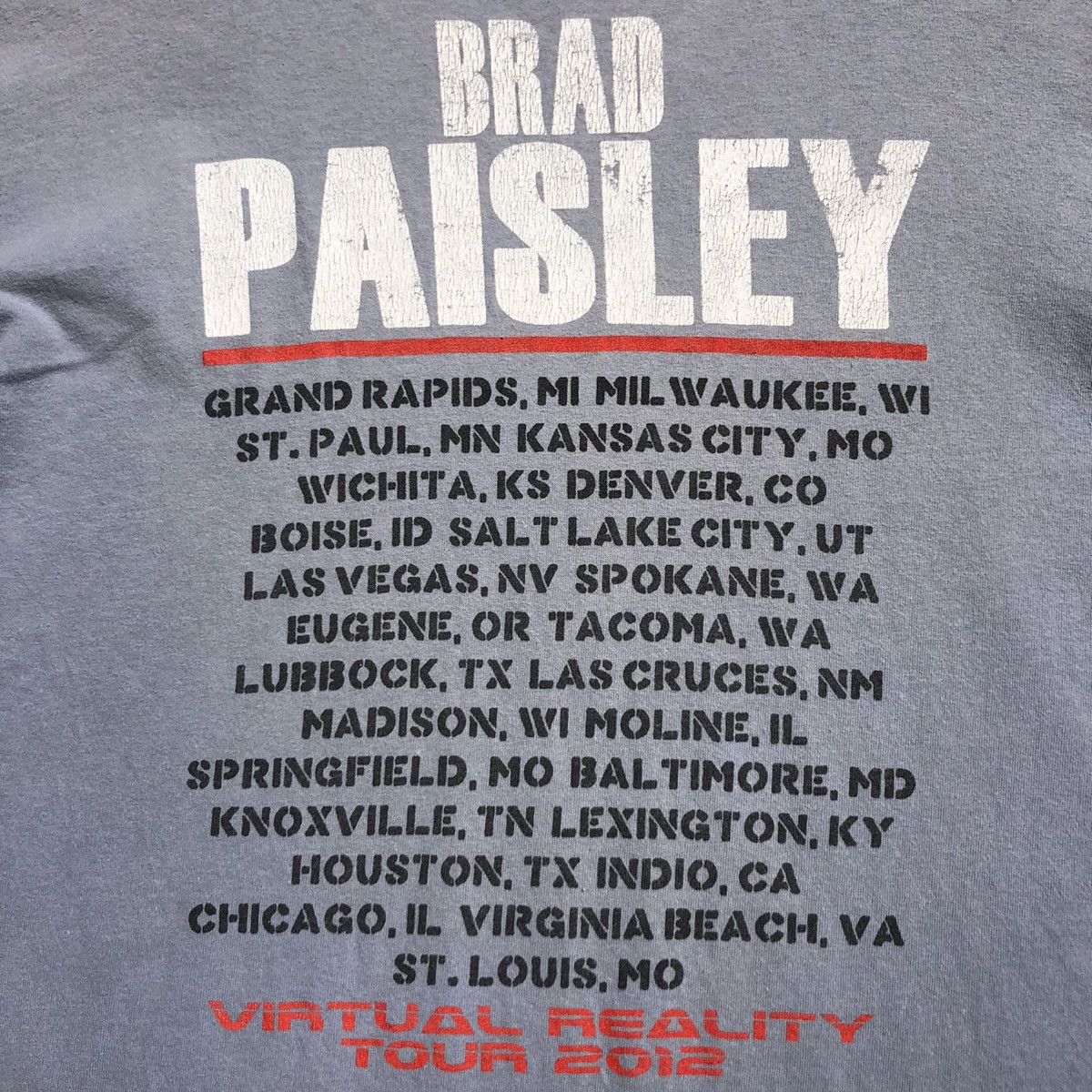 Band Tees RARE🔥 Brad Paisley Size US XL / EU 56 / 4 - 4 Thumbnail