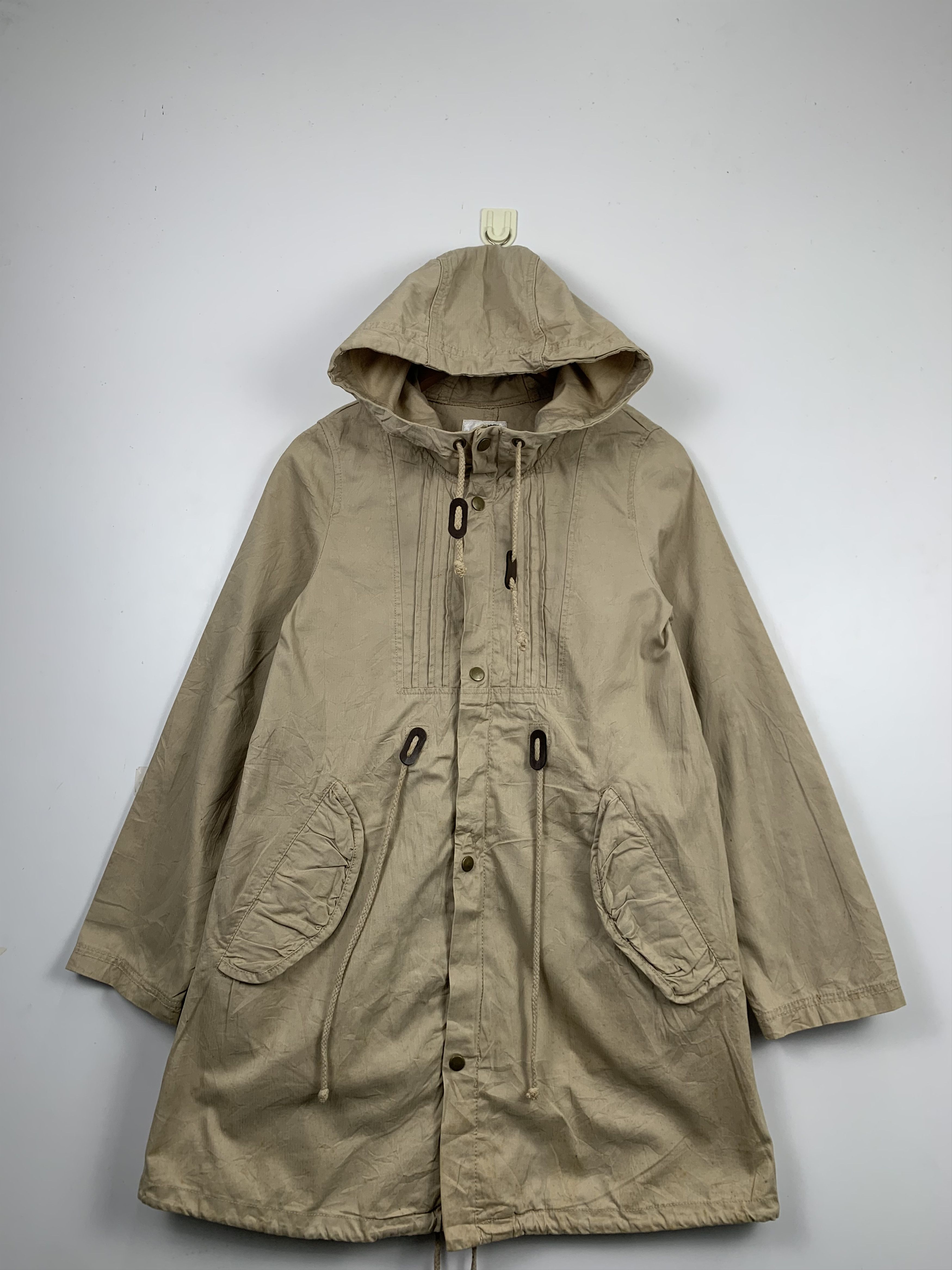 Japanese Brand Vintage SKY BOMBER Parkas with hoodie J0376 Size US S / EU 44-46 / 1 - 1 Thumbnail