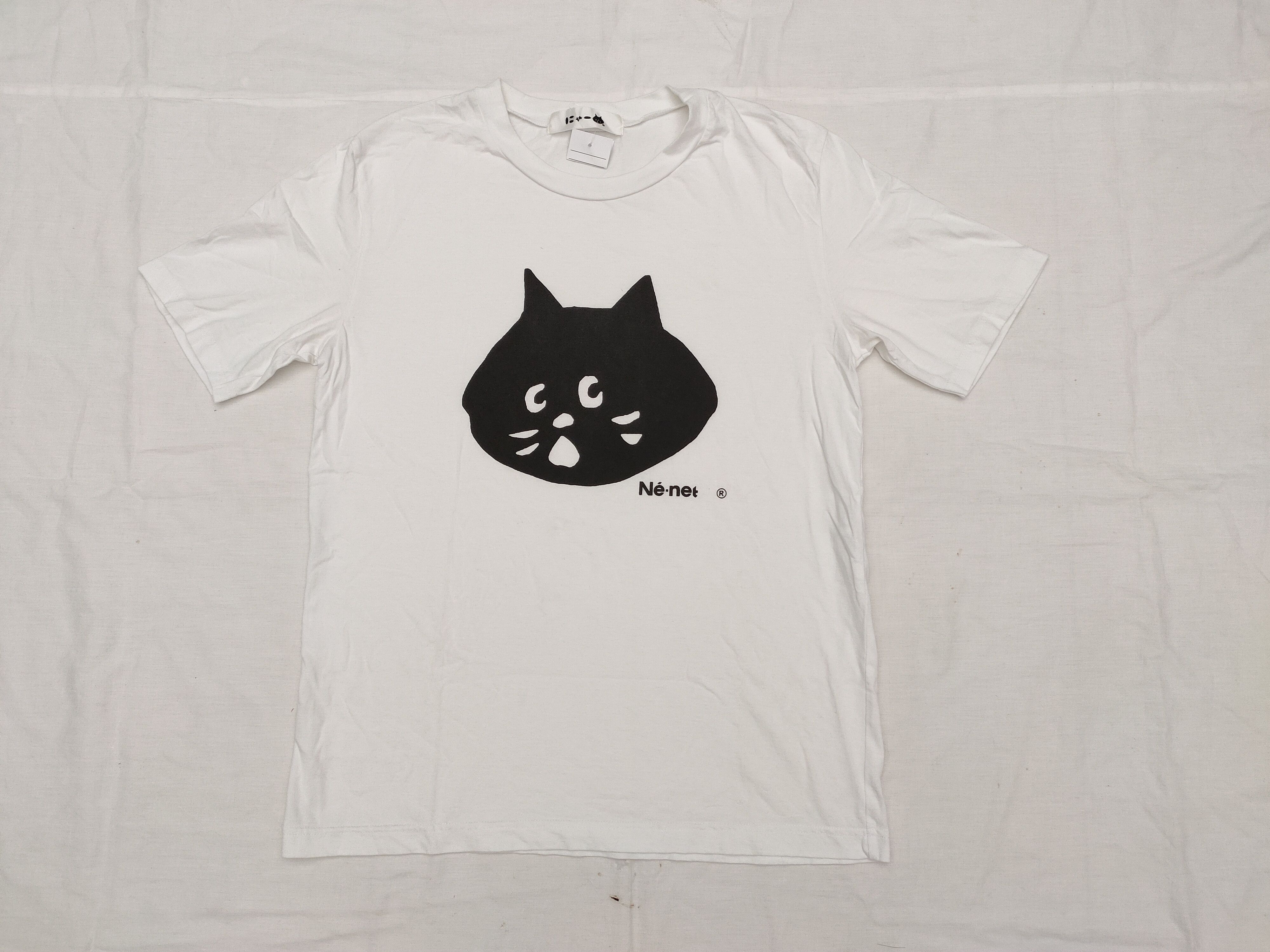 Ne-Net Issey Miyake Cat face Tshirt Japanese Brand