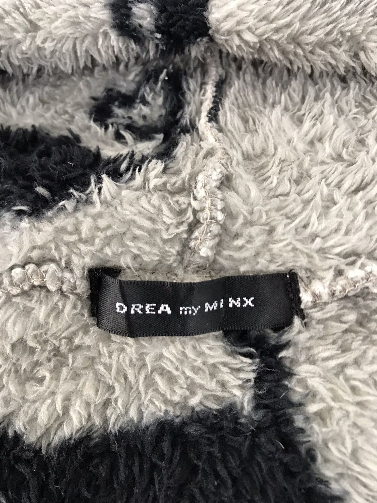 Japanese Brand Drea my Minx Fleece Zipper Jacket Wool Hoodies Cat Design Size US XL / EU 56 / 4 - 6 Thumbnail