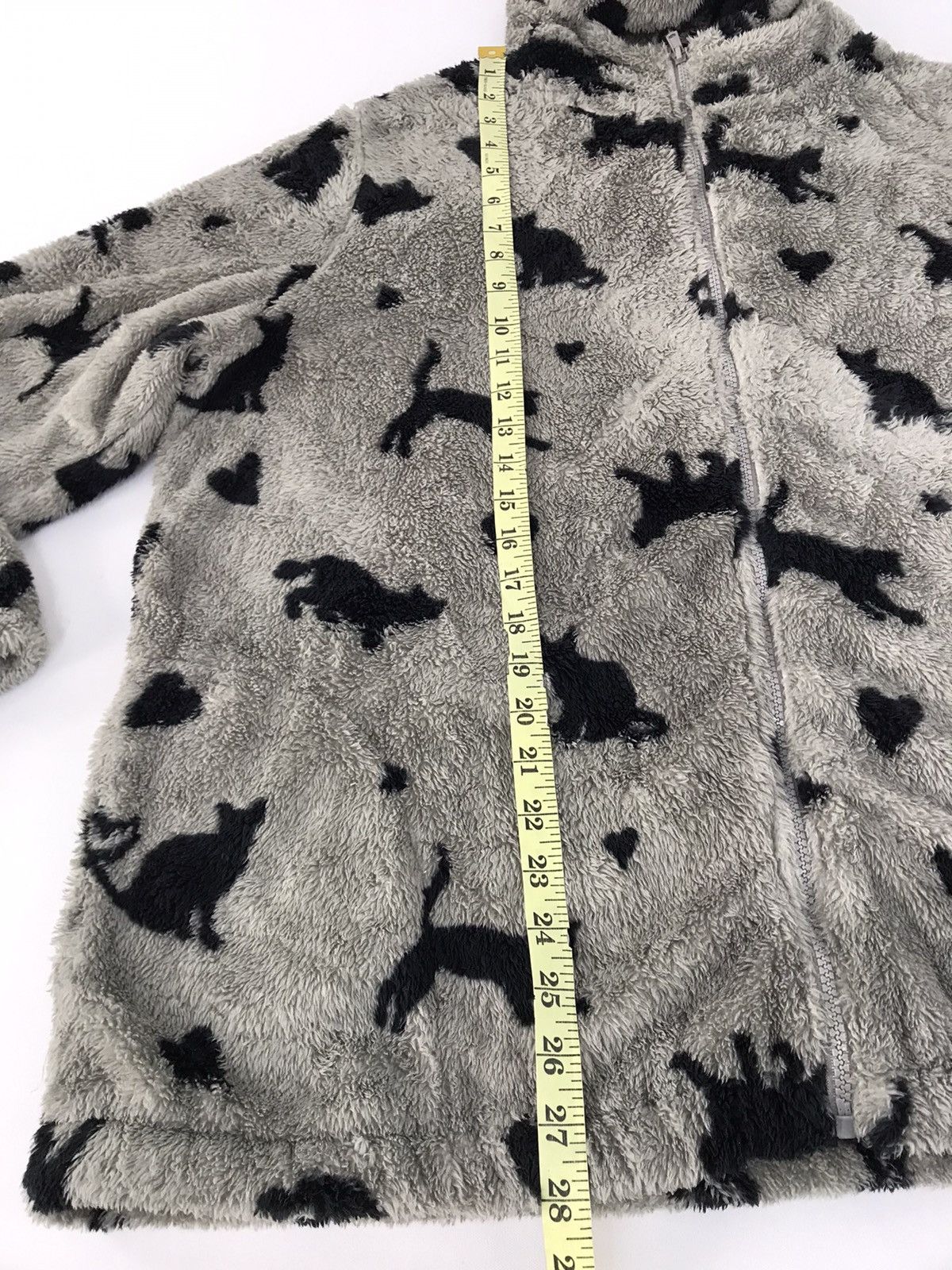 Japanese Brand Drea my Minx Fleece Zipper Jacket Wool Hoodies Cat Design Size US XL / EU 56 / 4 - 11 Thumbnail
