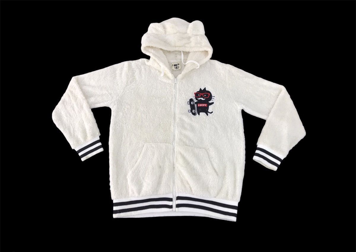 Japanese Brand Vintage Lucpy Hoodies Zipper Style Embroidery Logo Size L Size US M / EU 48-50 / 2 - 1 Thumbnail