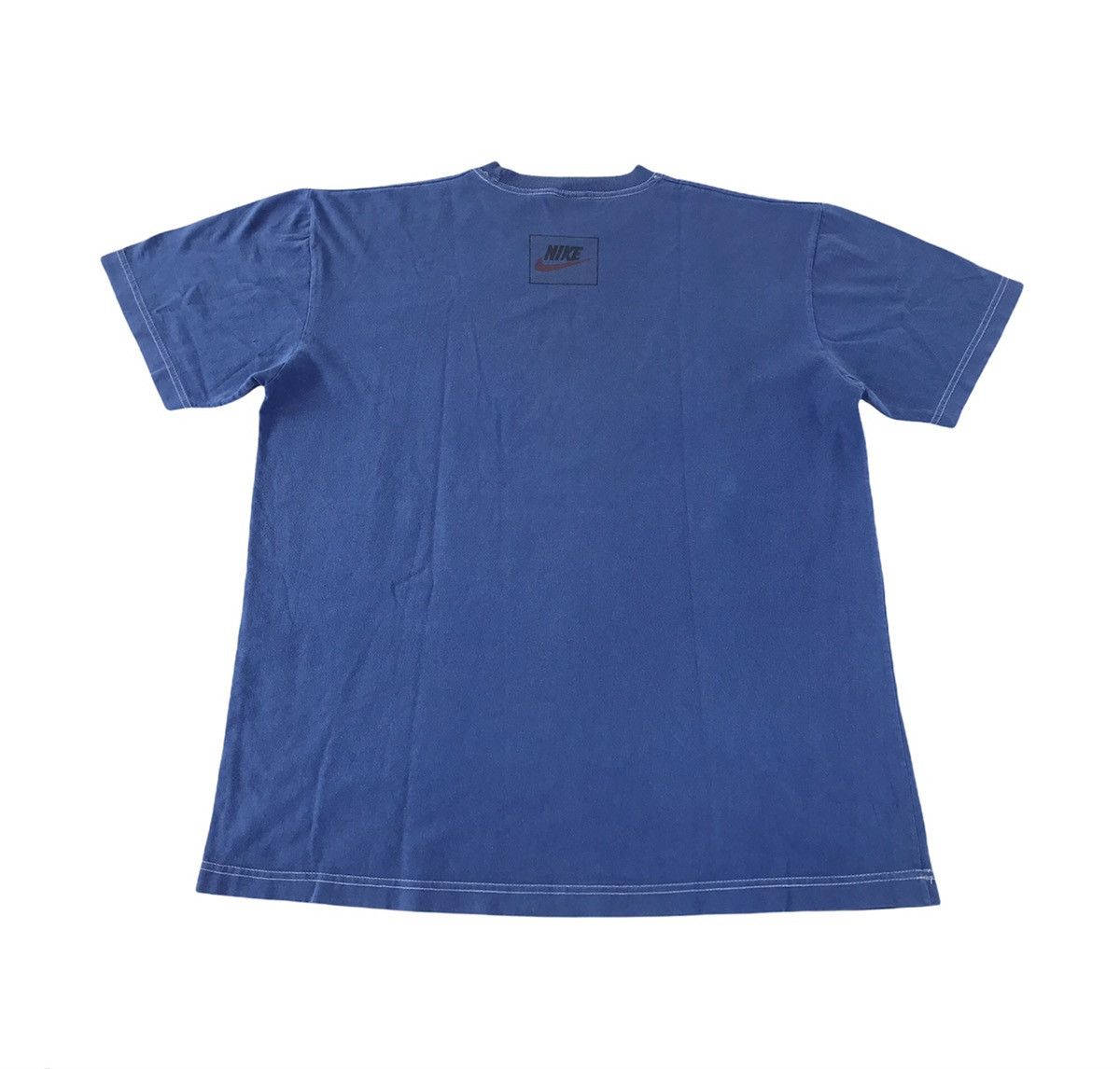 Nike 90s Nike Swoosh Big Logo Blue Label Sportswear Size US L / EU 52-54 / 3 - 6 Thumbnail