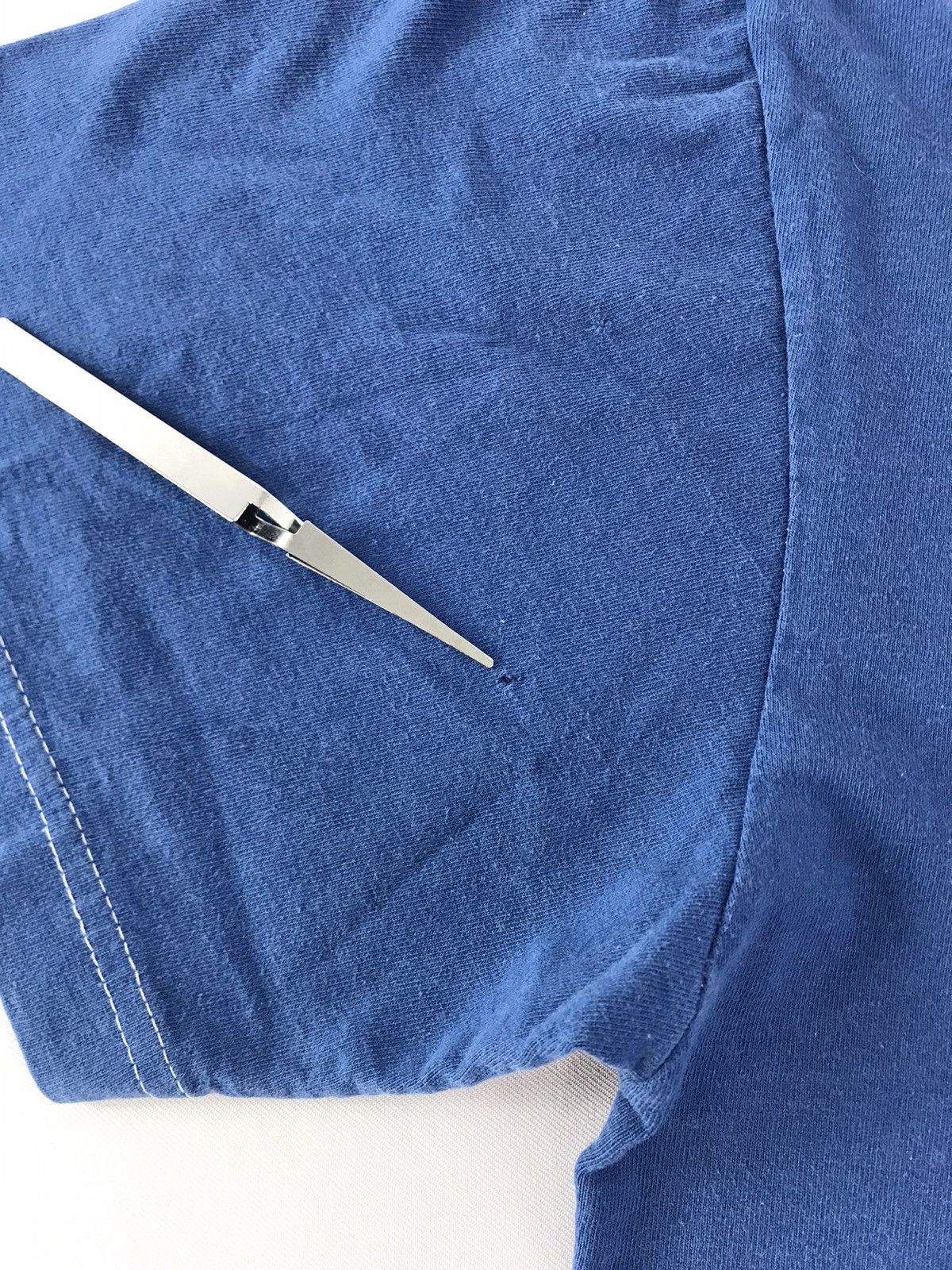 Nike 90s Nike Swoosh Big Logo Blue Label Sportswear Size US L / EU 52-54 / 3 - 9 Thumbnail