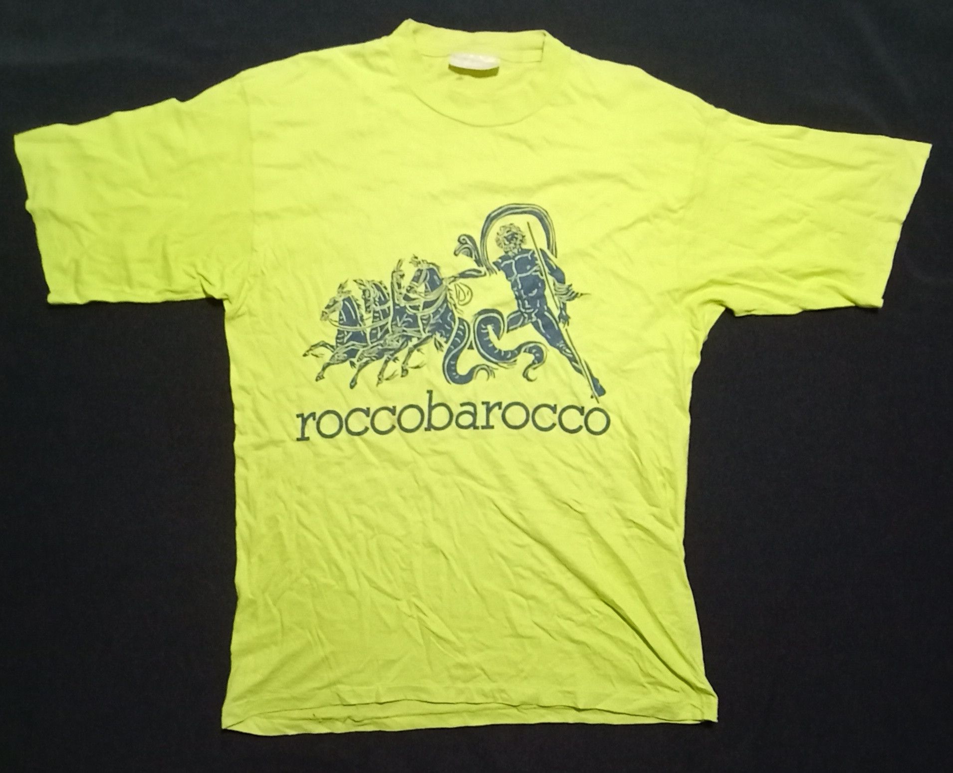 Designer × Vintage Vintage 80s Rocco Barocco Made in Italy Art Tee Size US M / EU 48-50 / 2 - 1 Thumbnail