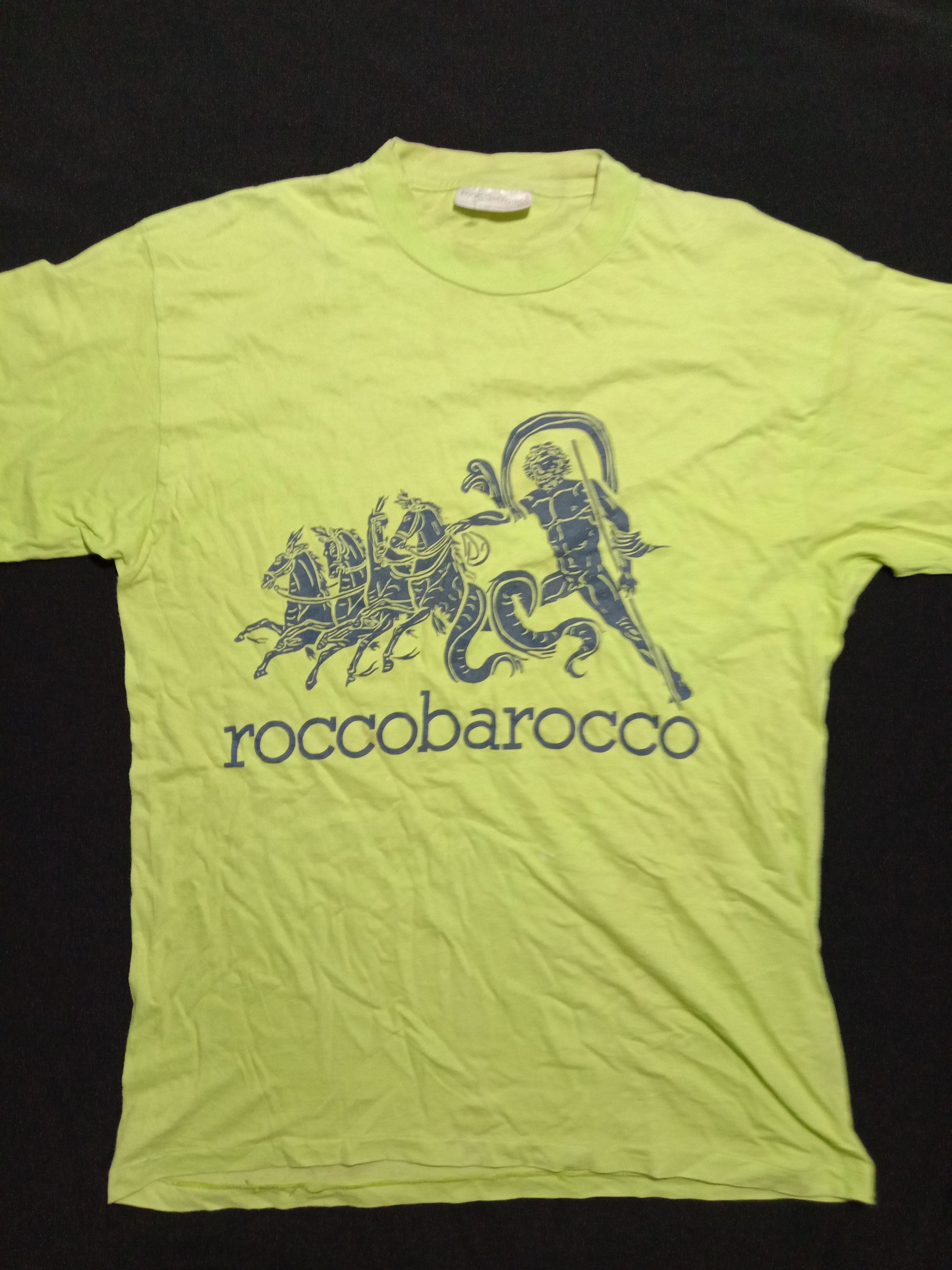 Designer × Vintage Vintage 80s Rocco Barocco Made in Italy Art Tee Size US M / EU 48-50 / 2 - 2 Thumbnail
