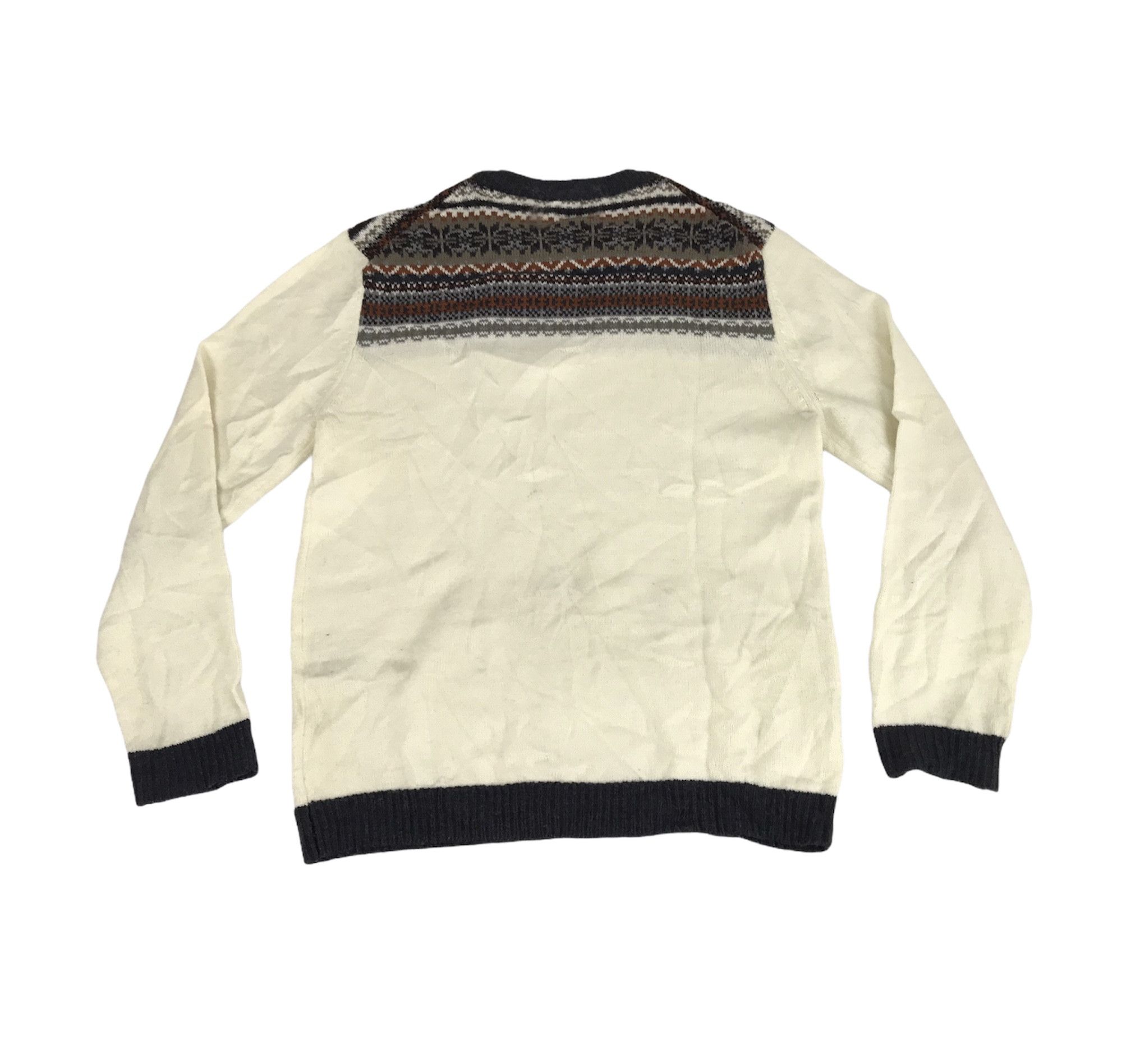 Japanese Brand Vintage Style Ethic Native Striped Sweatshirt Streetwear Size US S / EU 44-46 / 1 - 4 Thumbnail
