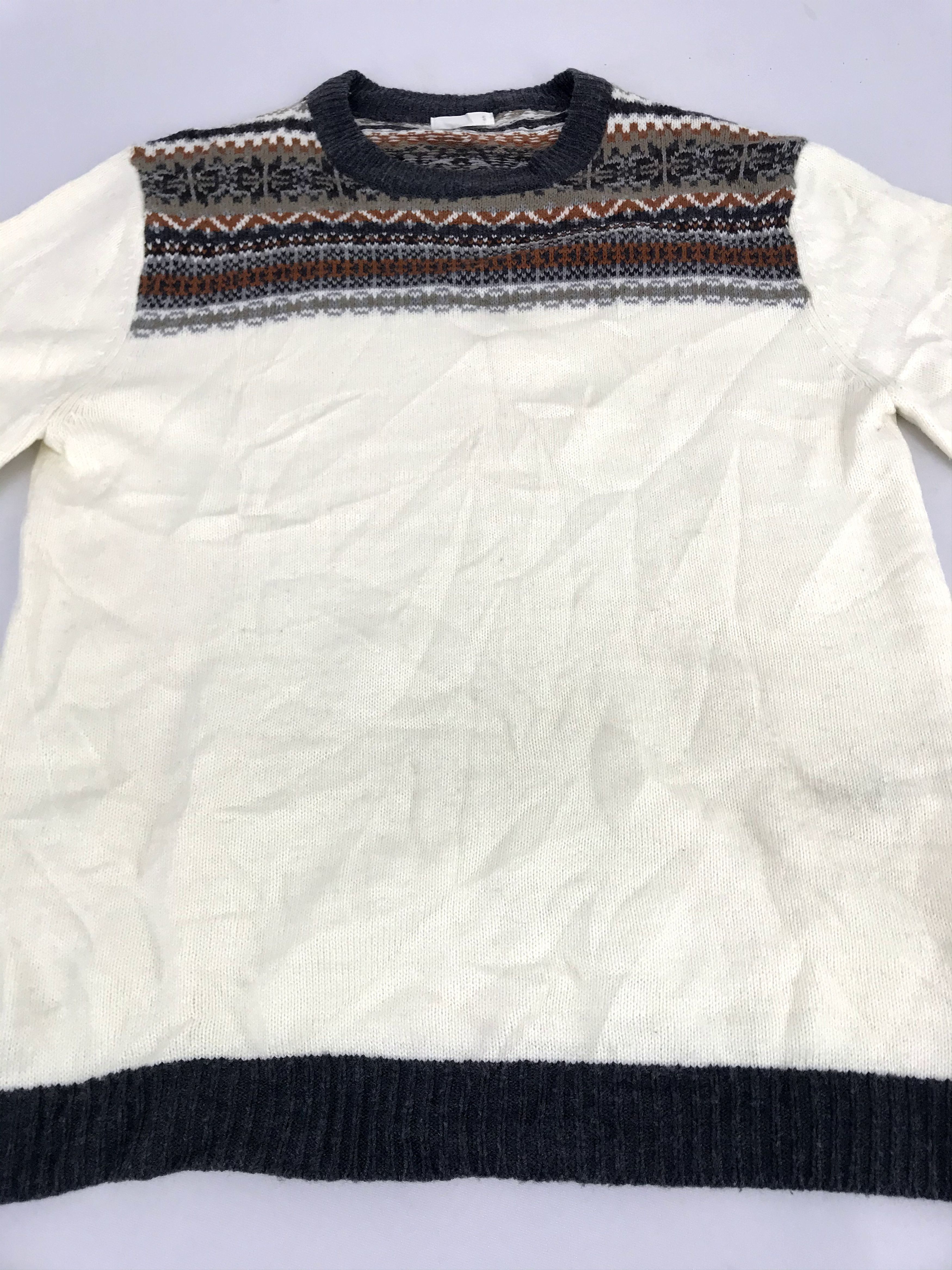Japanese Brand Vintage Style Ethic Native Striped Sweatshirt Streetwear Size US S / EU 44-46 / 1 - 2 Thumbnail