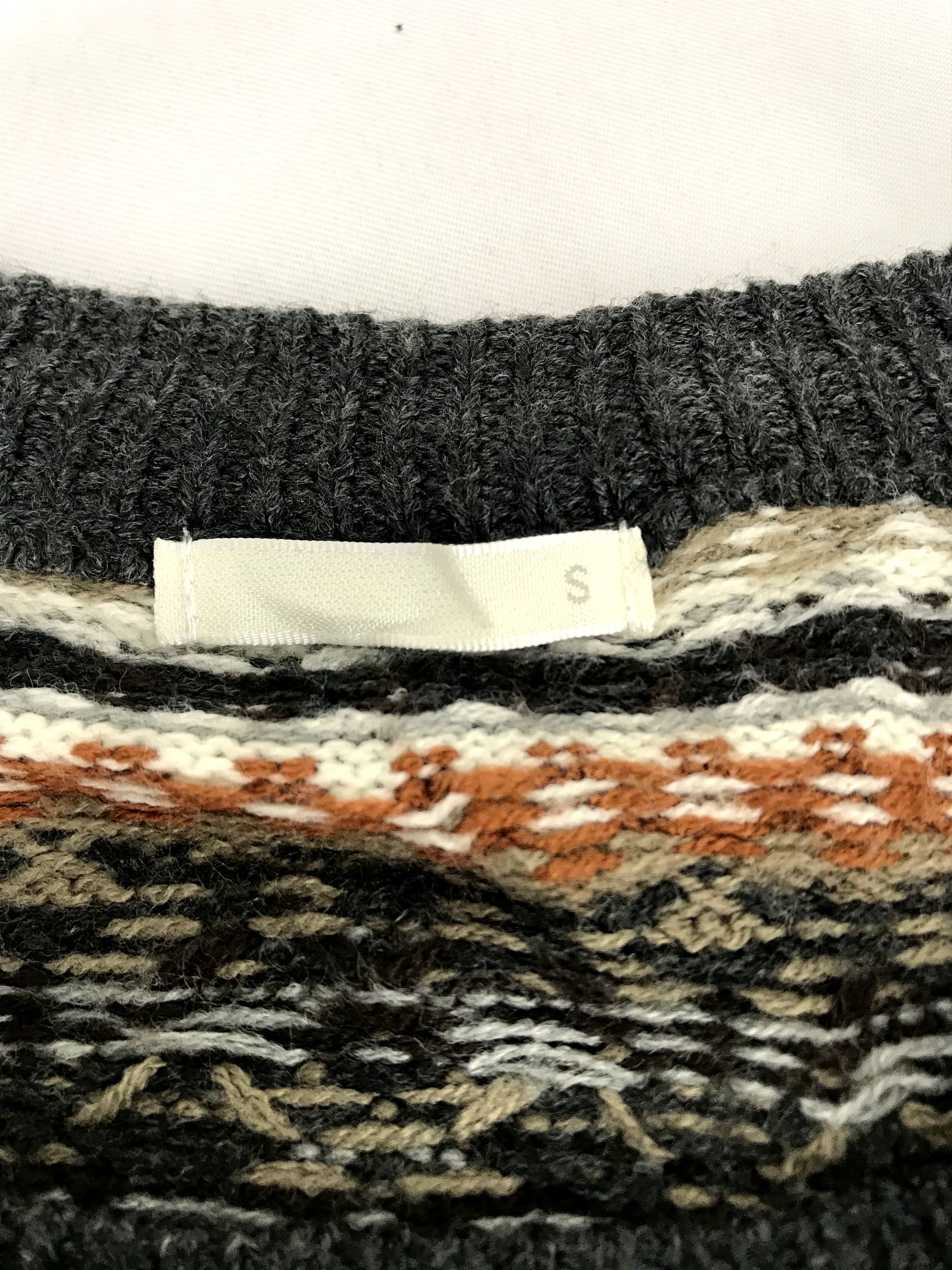 Japanese Brand Vintage Style Ethic Native Striped Sweatshirt Streetwear Size US S / EU 44-46 / 1 - 3 Thumbnail