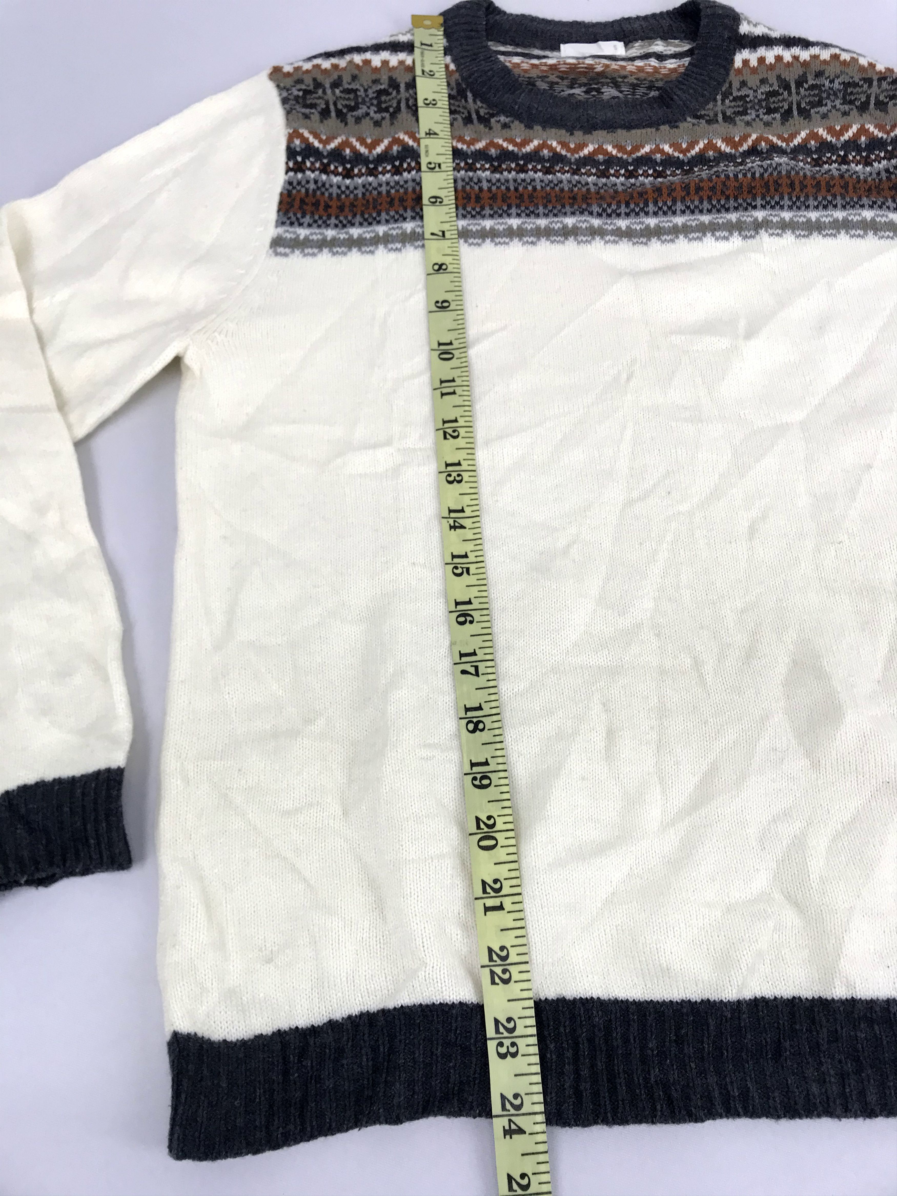 Japanese Brand Vintage Style Ethic Native Striped Sweatshirt Streetwear Size US S / EU 44-46 / 1 - 8 Thumbnail
