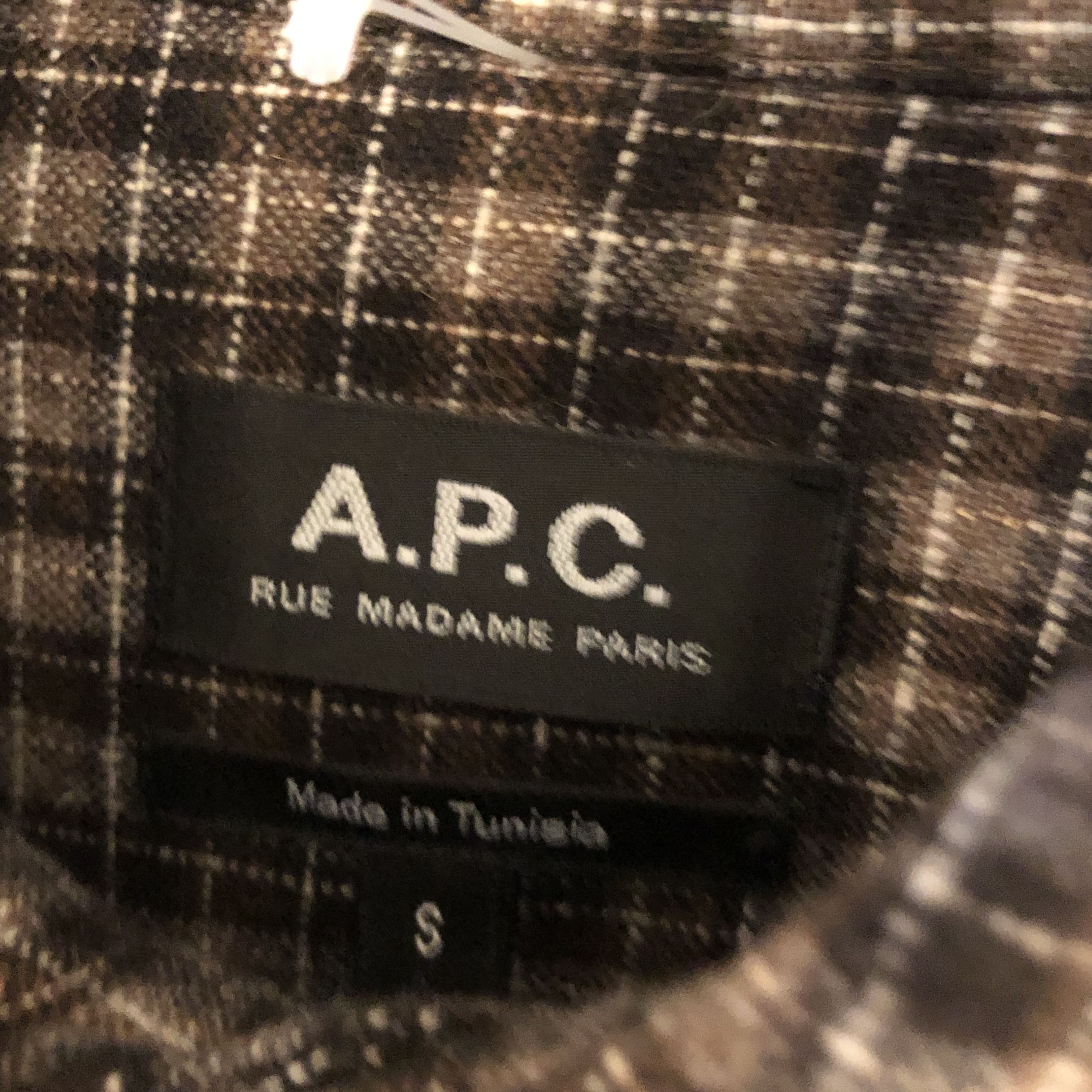 A.P.C. A.P.C Plaid Wool Flannel Size ONE SIZE - 3 Thumbnail