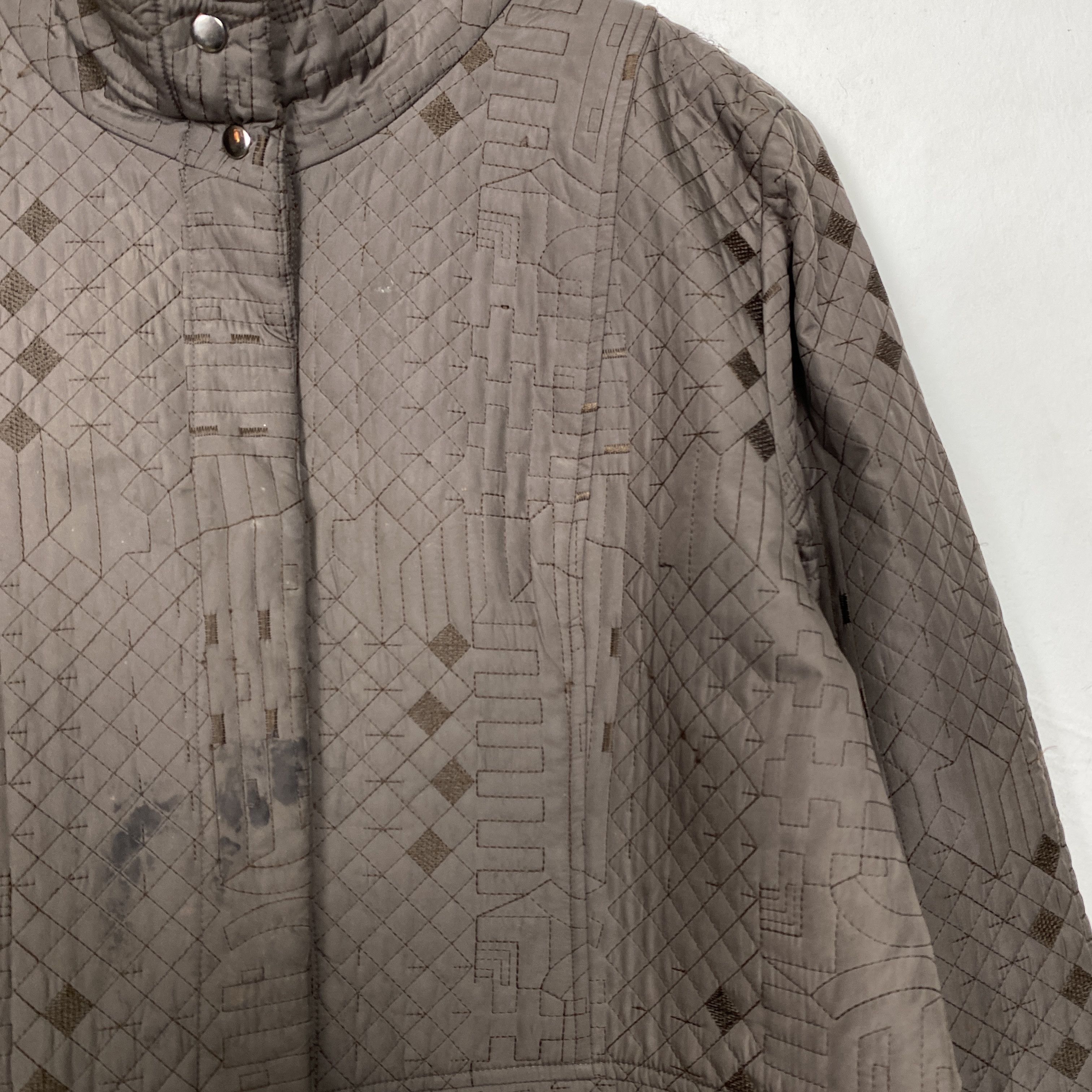 Japanese Brand Vintage 90s Luxury Lining Design Quilted Jacket J0206 Size M / US 6-8 / IT 42-44 - 4 Thumbnail