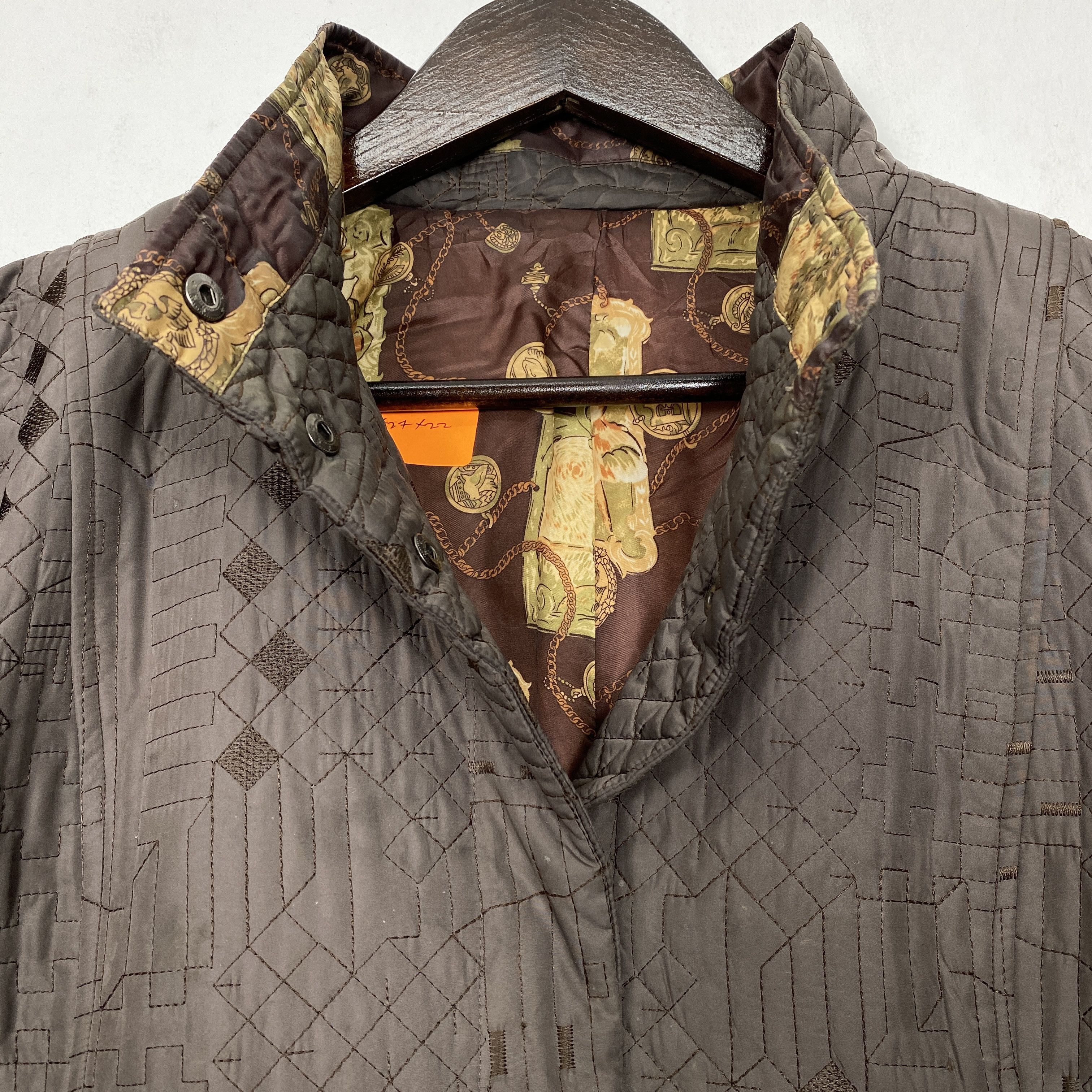 Japanese Brand Vintage 90s Luxury Lining Design Quilted Jacket J0206 Size M / US 6-8 / IT 42-44 - 9 Thumbnail