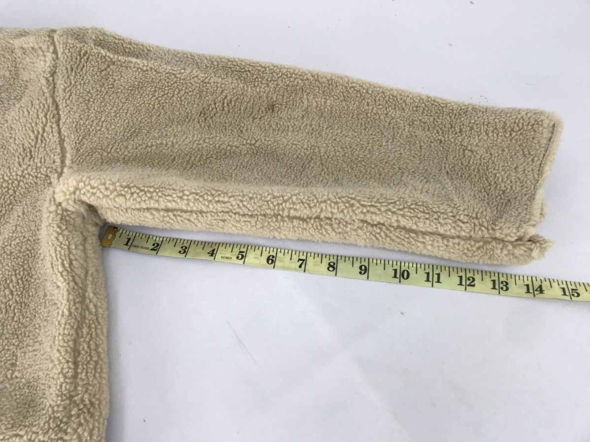 Japanese Brand Nang9 Fluffy Button Up Wool Fleece Double Pocket Shirt Size XL / US 12-14 / IT 48-50 - 13 Thumbnail