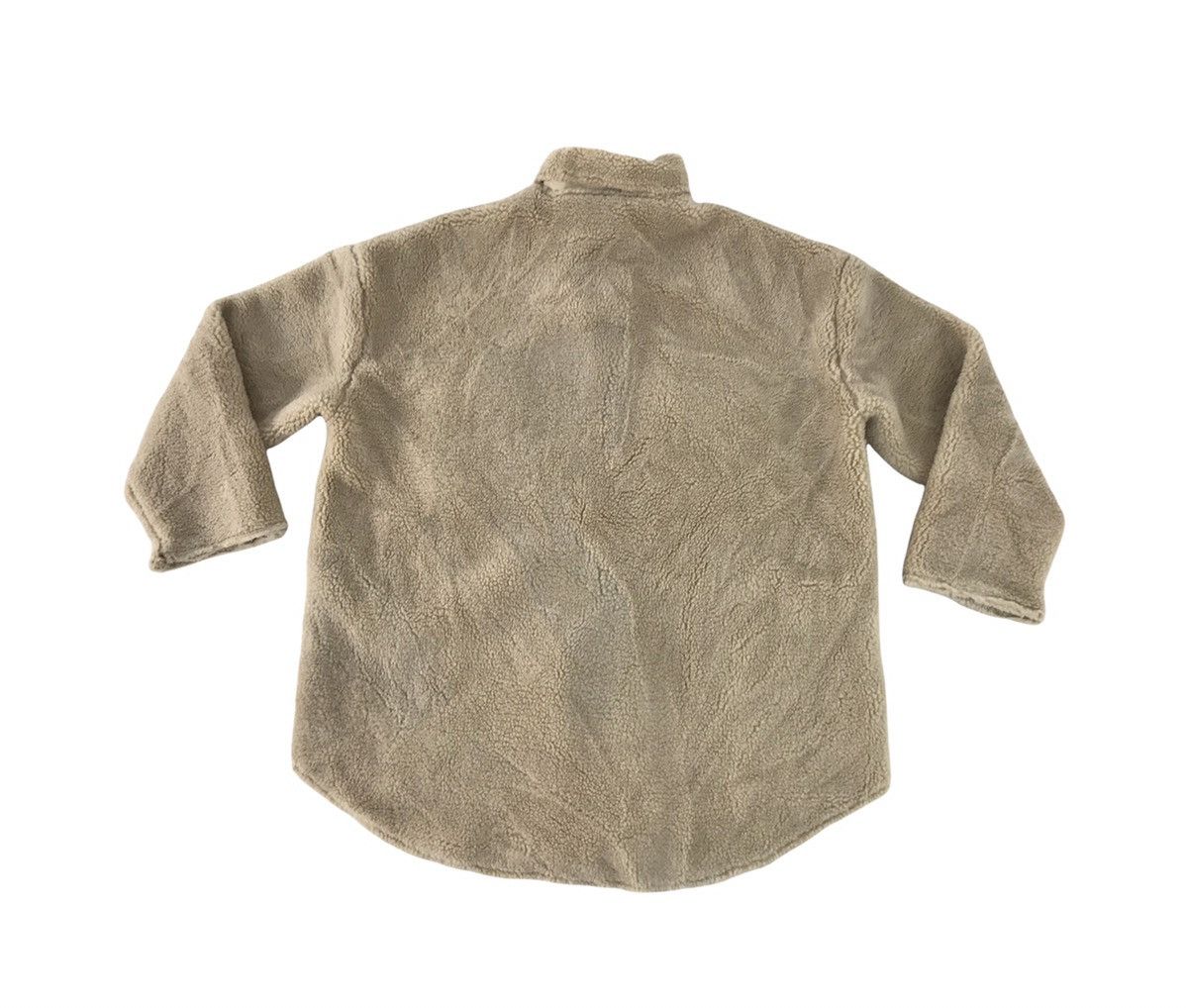 Japanese Brand Nang9 Fluffy Button Up Wool Fleece Double Pocket Shirt Size XL / US 12-14 / IT 48-50 - 6 Thumbnail