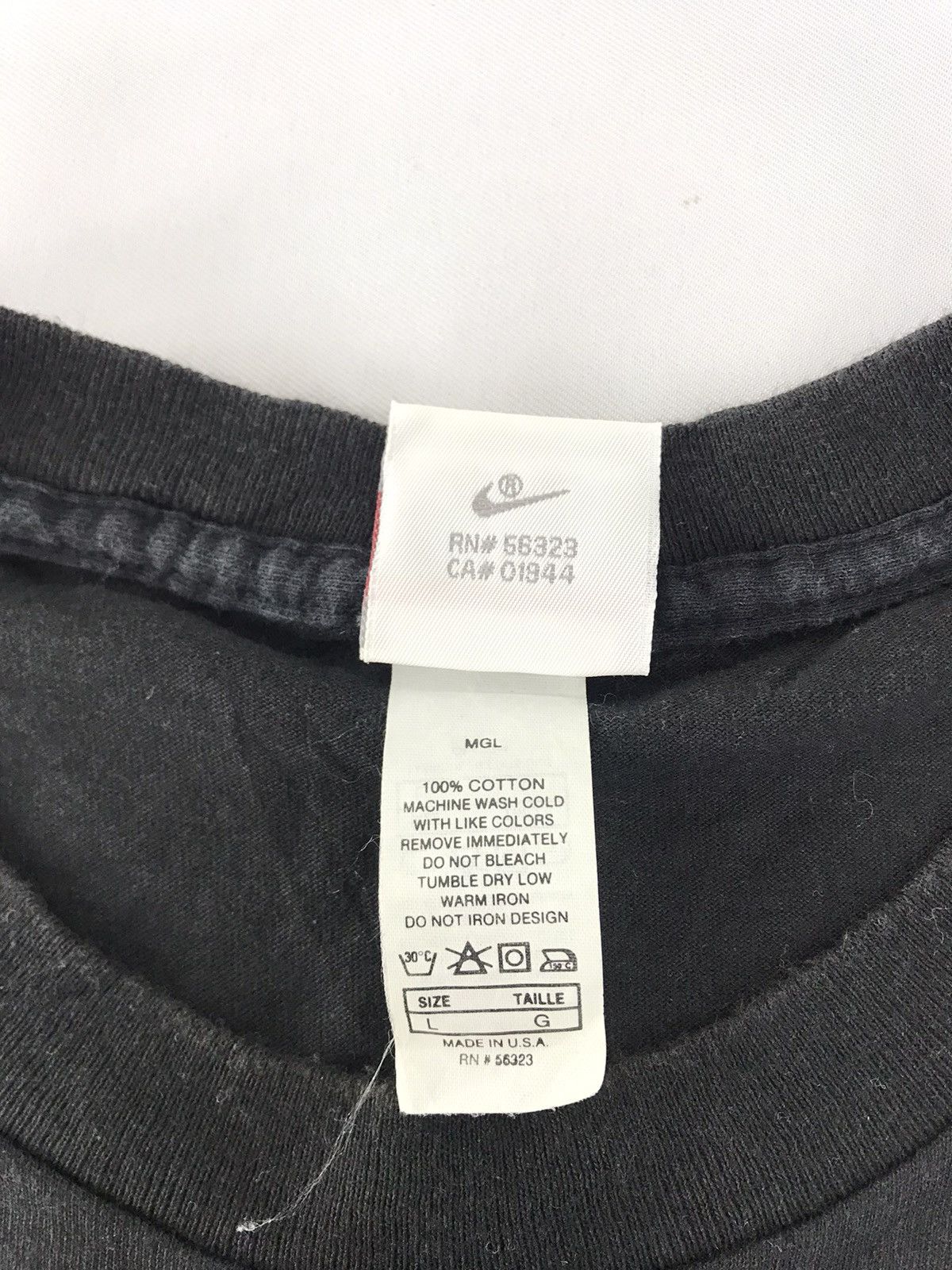 Nike 90s Nike USA Running Grey Label Tee Printed Size US L / EU 52-54 / 3 - 6 Thumbnail