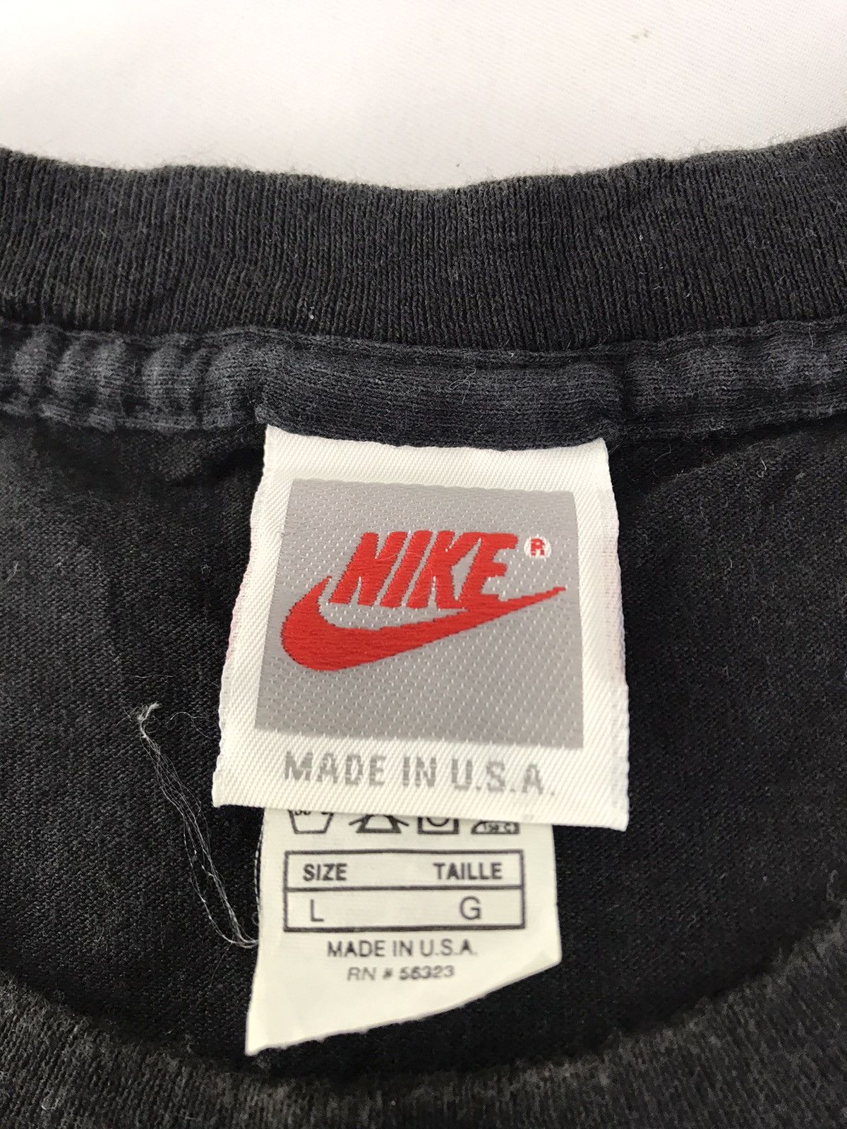 Nike 90s Nike USA Running Grey Label Tee Printed Size US L / EU 52-54 / 3 - 5 Thumbnail