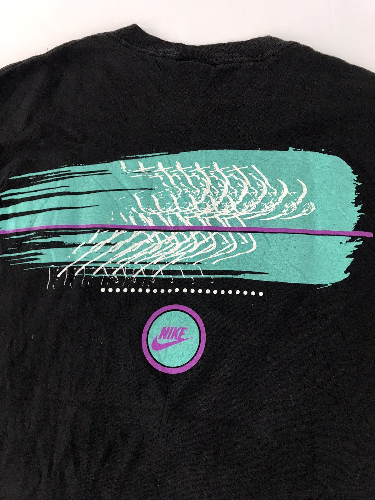 Nike 90s Nike USA Running Grey Label Tee Printed Size US L / EU 52-54 / 3 - 1 Thumbnail