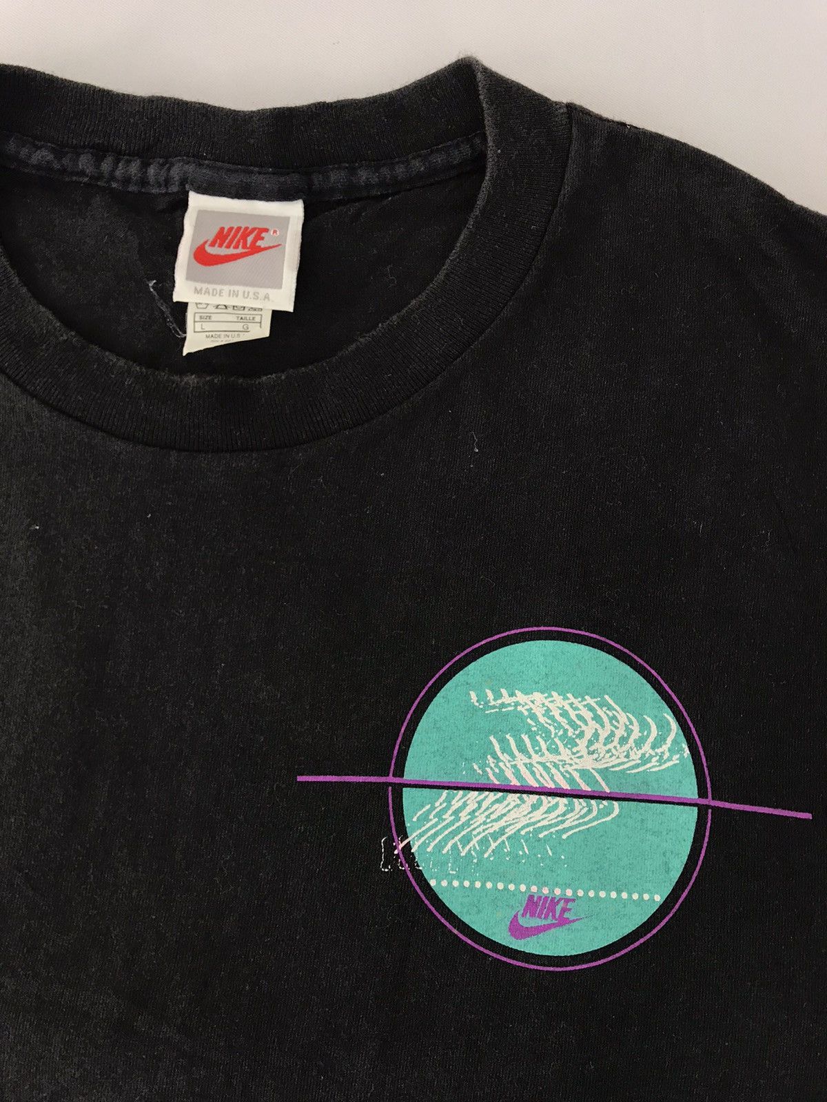 Nike 90s Nike USA Running Grey Label Tee Printed Size US L / EU 52-54 / 3 - 4 Thumbnail