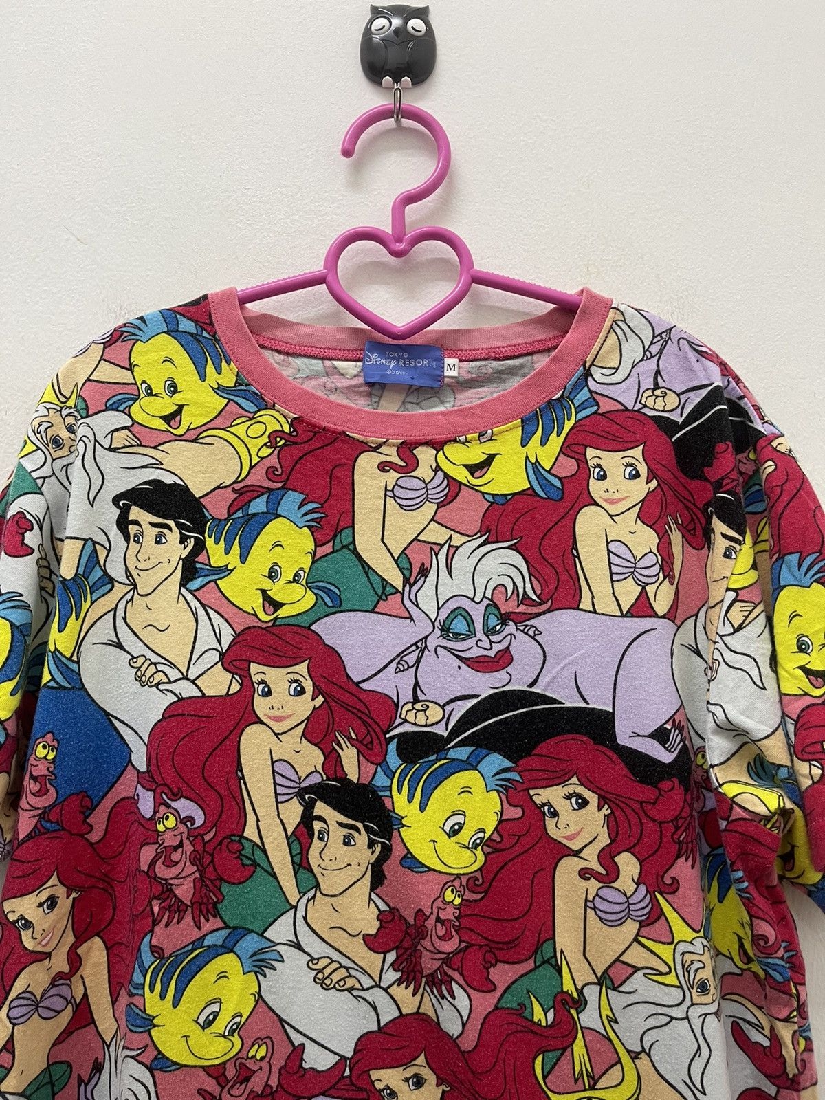 Disney Rare Vintage DISNEY The Little Mermaid Full All Over Print Size US M / EU 48-50 / 2 - 2 Thumbnail