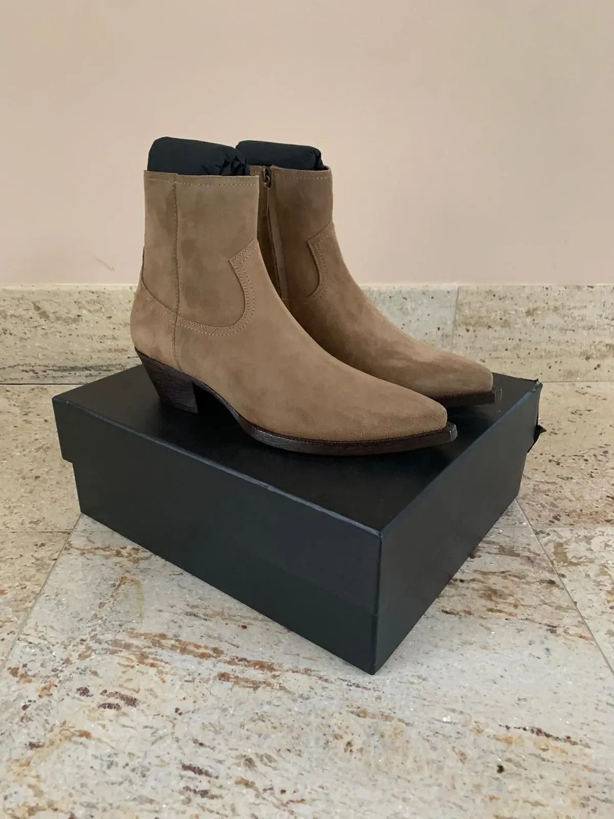 Saint Laurent Paris Lukas 40 Boots in New Sigaro Size US 7 / EU 40 - 5 Thumbnail