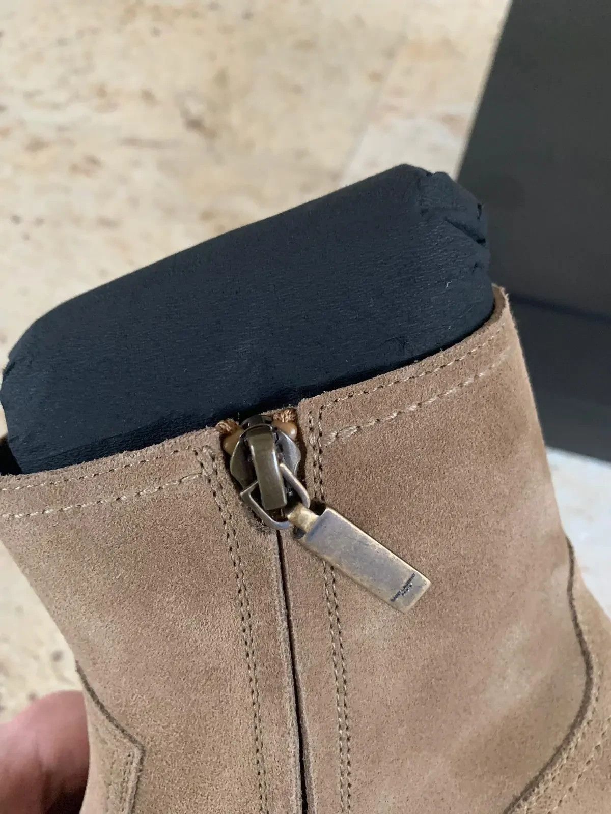 Saint Laurent Paris Lukas 40 Boots in New Sigaro Size US 7 / EU 40 - 9 Thumbnail