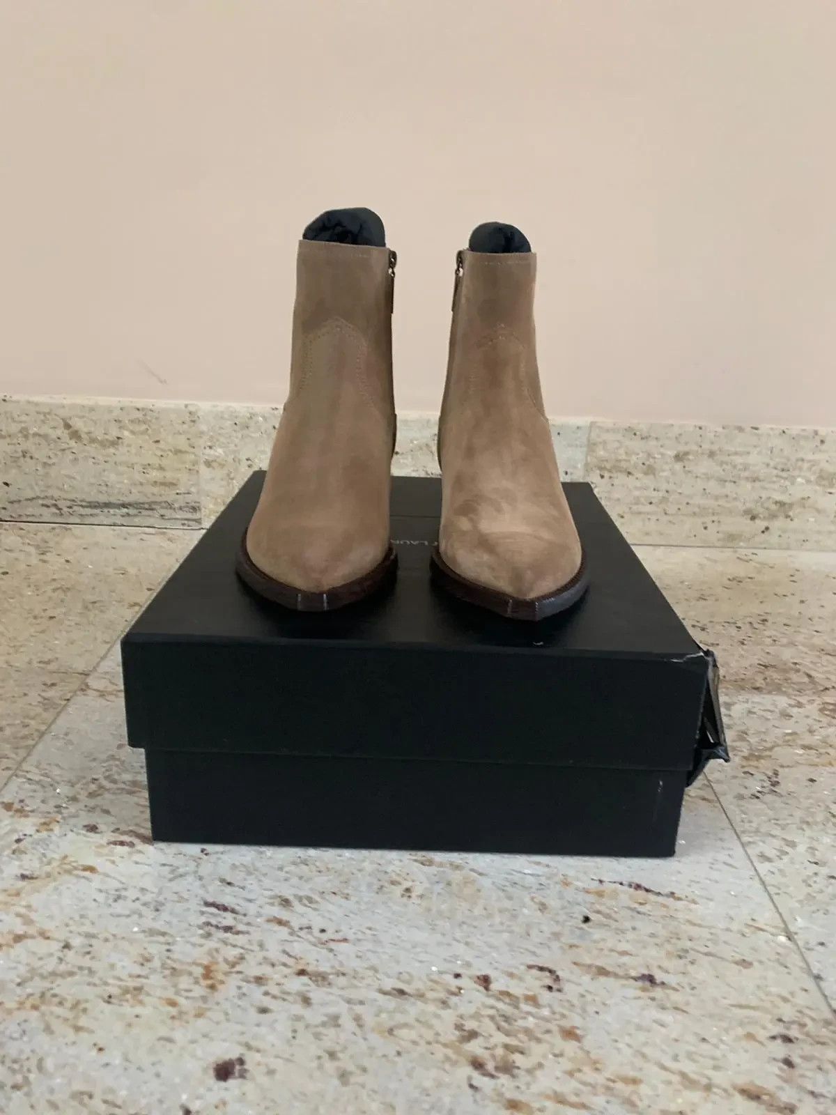 Saint Laurent Paris Lukas 40 Boots in New Sigaro Size US 7 / EU 40 - 4 Thumbnail