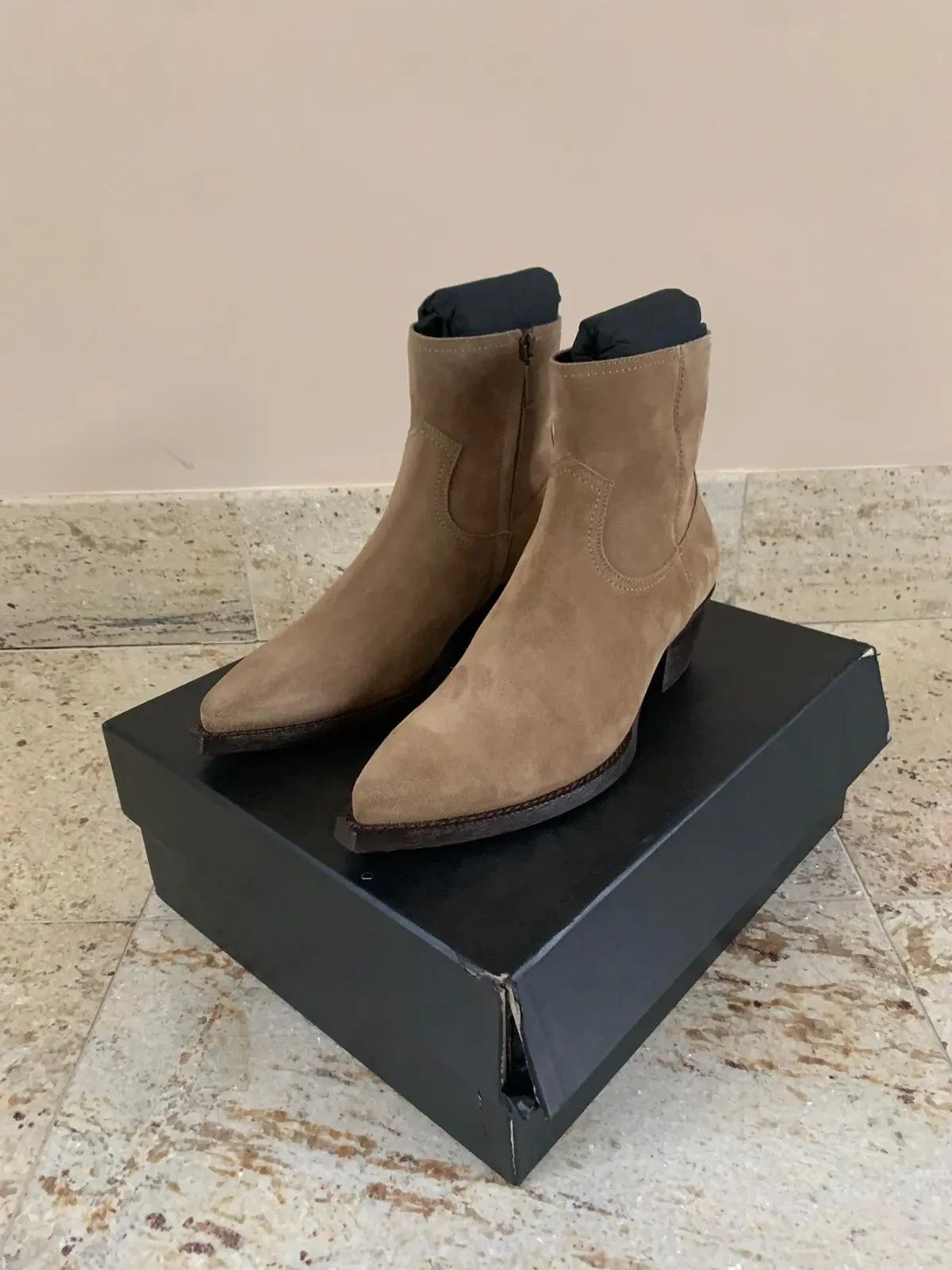 Saint Laurent Paris Lukas 40 Boots in New Sigaro Size US 7 / EU 40 - 10 Thumbnail