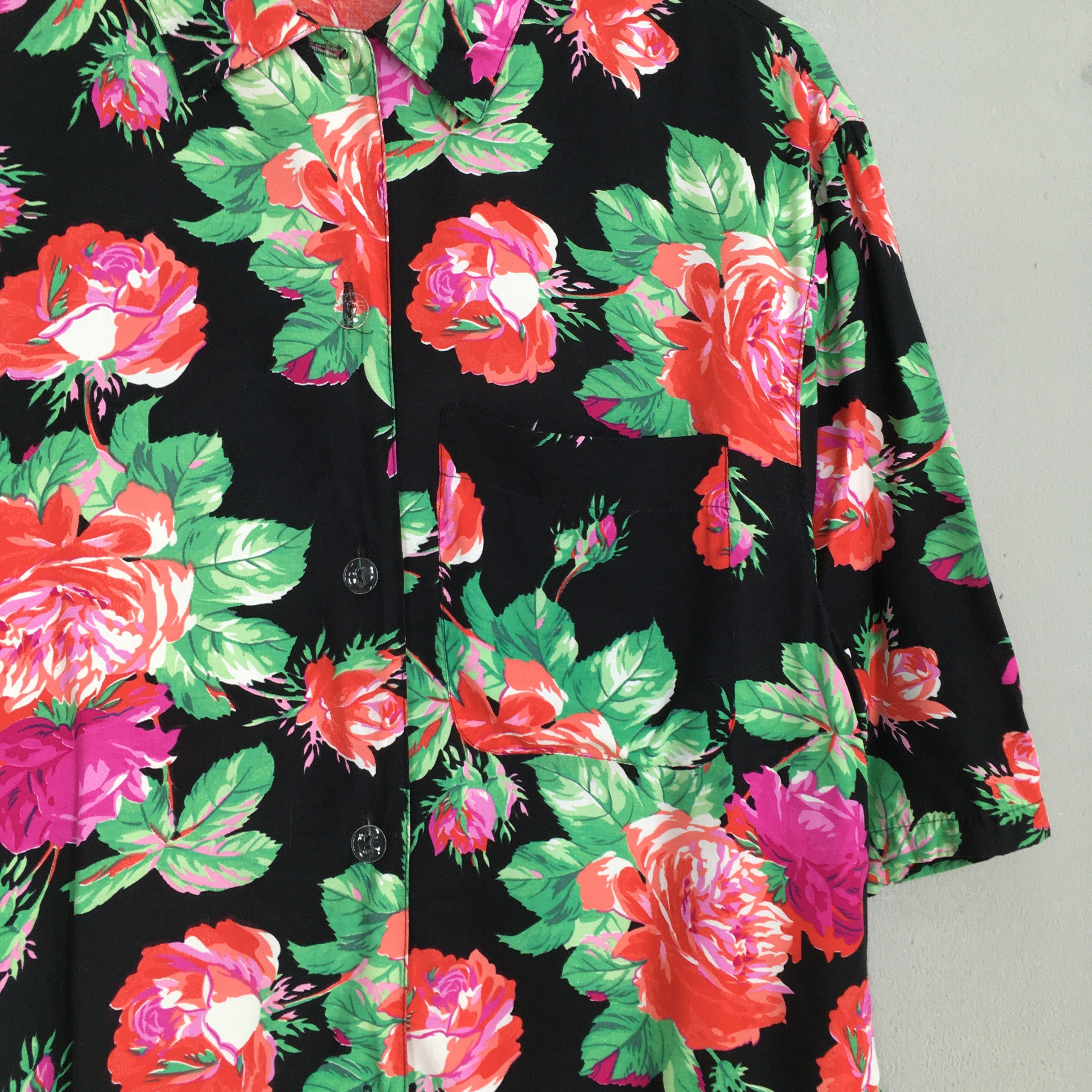 Other Vintage Hawaiian Flower Rayon Shirt Medium Size US M / EU 48-50 / 2 - 4 Thumbnail