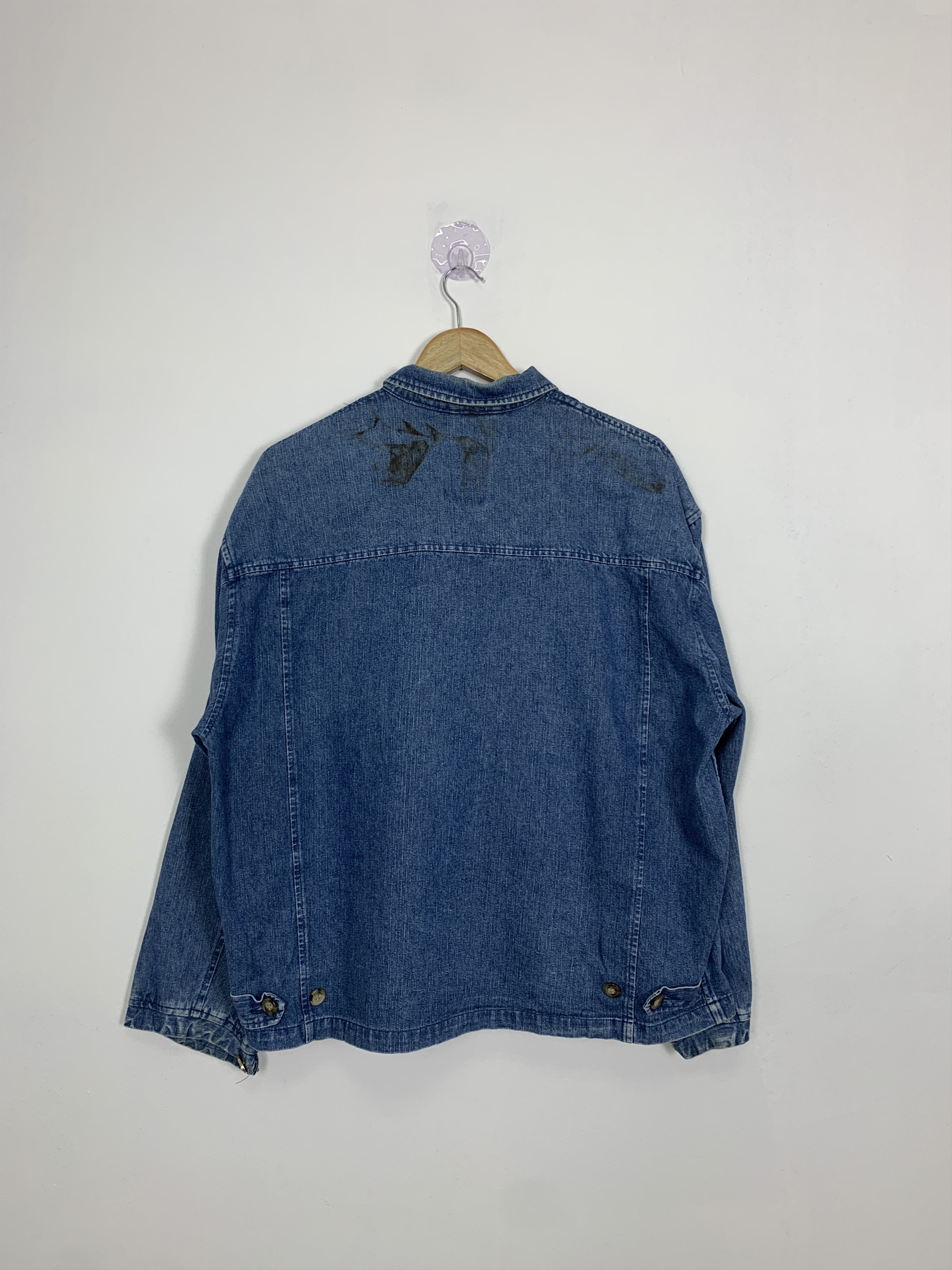 Japanese Brand Vintage Gimny Zip Up Denim Jacket J0923 Size US M / EU 48-50 / 2 - 8 Thumbnail