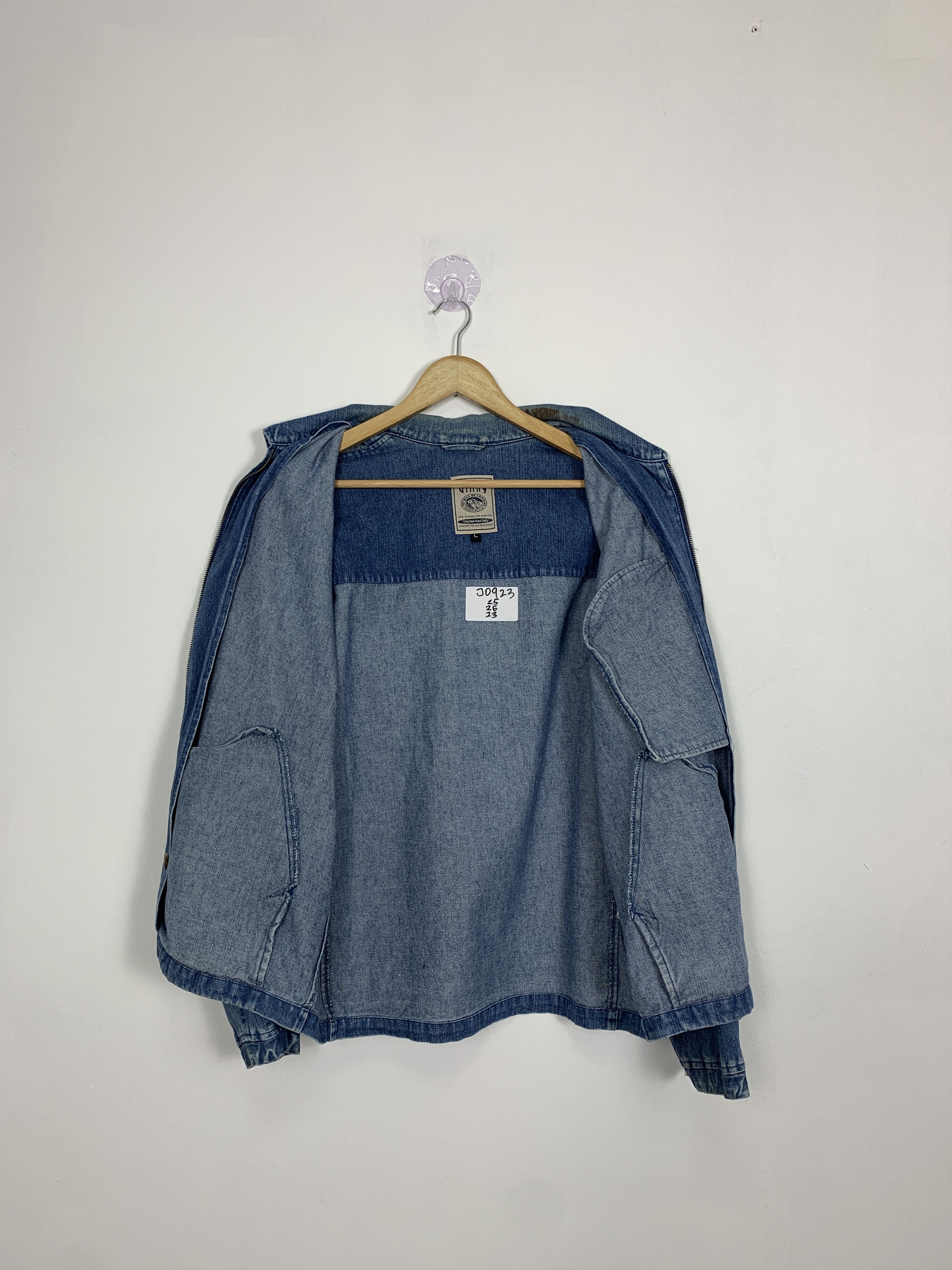 Japanese Brand Vintage Gimny Zip Up Denim Jacket J0923 Size US M / EU 48-50 / 2 - 6 Thumbnail