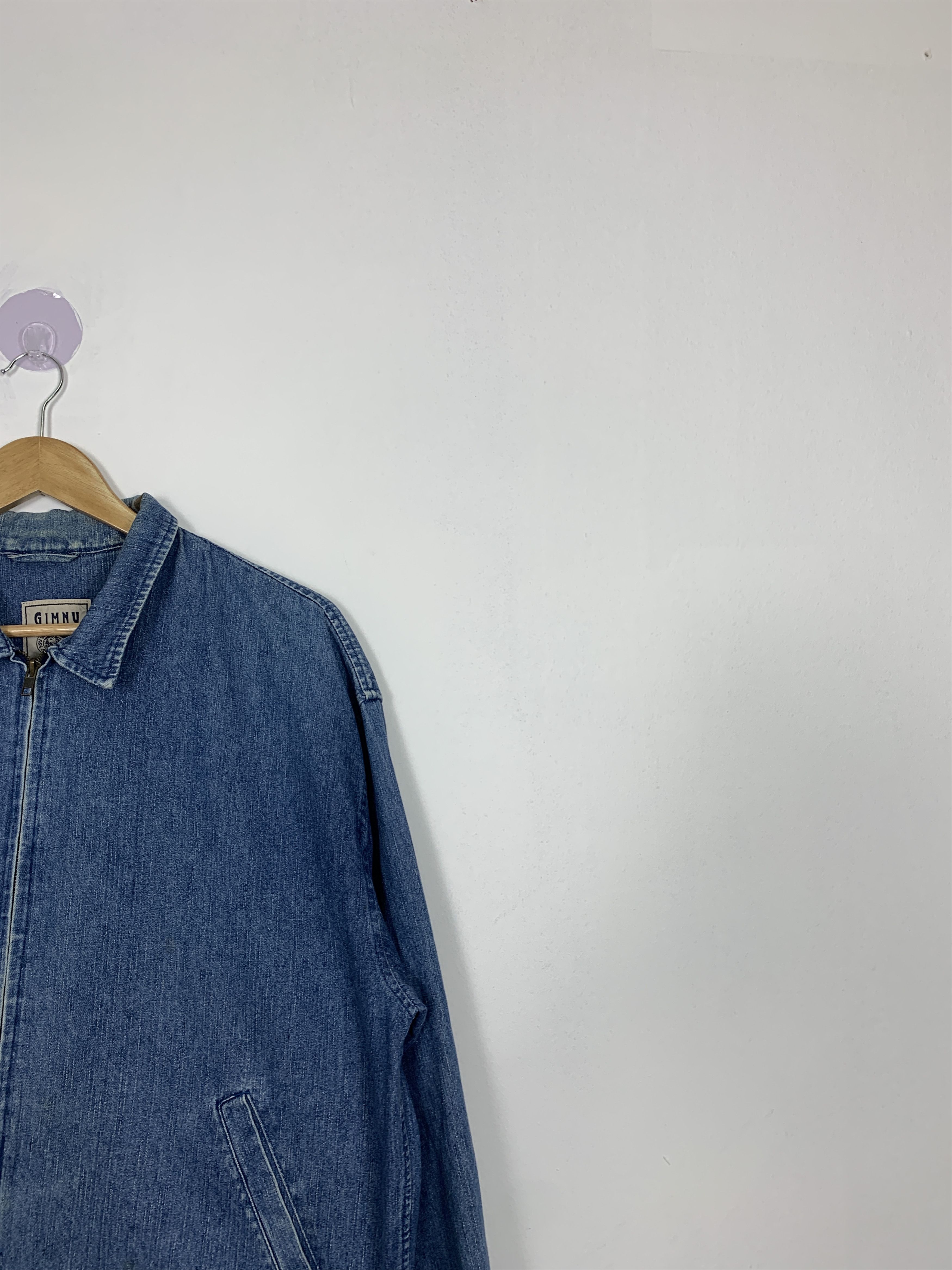 Japanese Brand Vintage Gimny Zip Up Denim Jacket J0923 Size US M / EU 48-50 / 2 - 3 Thumbnail