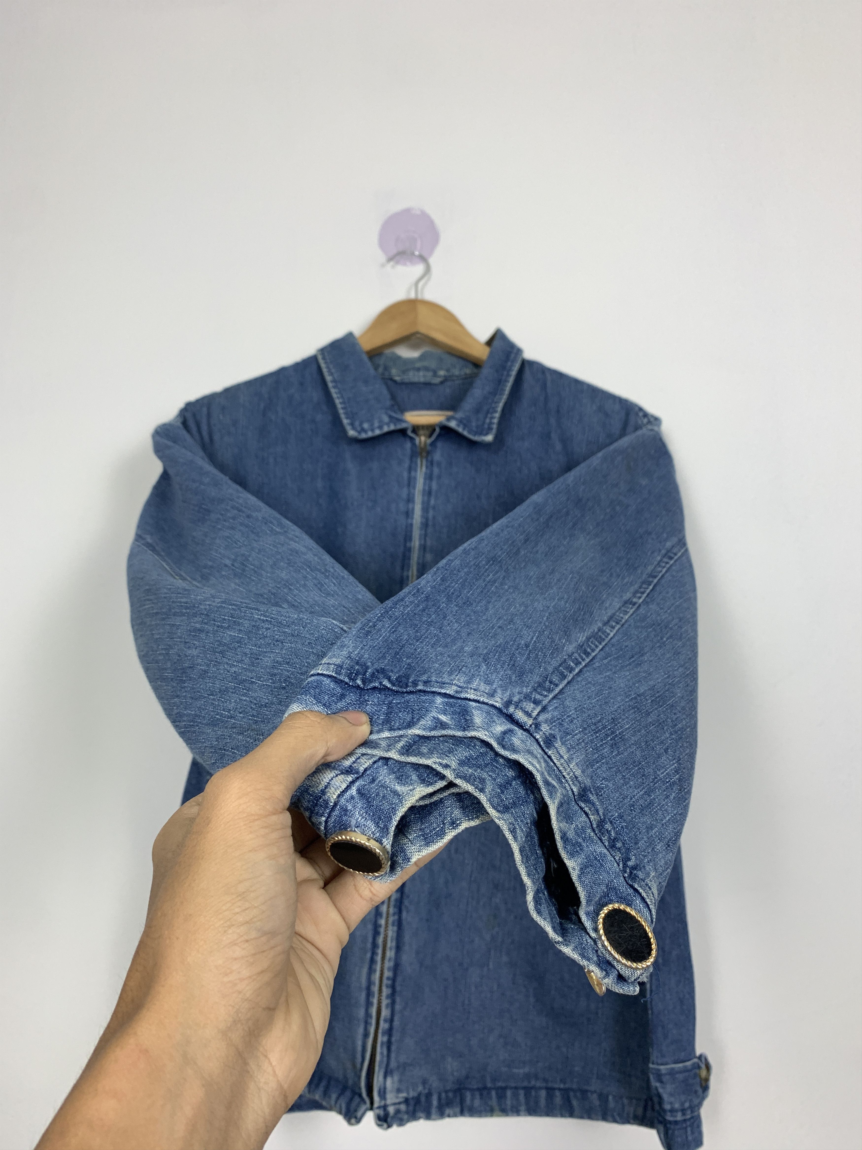 Japanese Brand Vintage Gimny Zip Up Denim Jacket J0923 Size US M / EU 48-50 / 2 - 5 Thumbnail